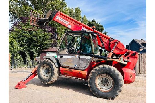 MANITOU MT1740 4WD TELEHANDLER *17 METER REACH* C/W REMOTE CONTROL CRANE - Image 4 of 19