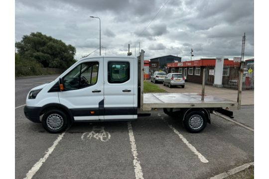 2018 68 FORD TRANSIT CREW CAB DROPSIDE FLATBED - 121K MILES - SAT NAV - 170BHP - Image 6 of 12