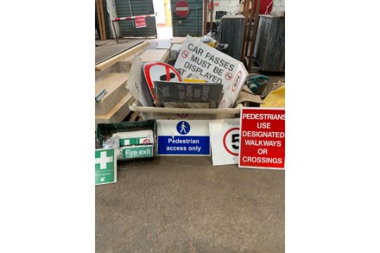 VARIOUS SIGNS - Image 1 of 3