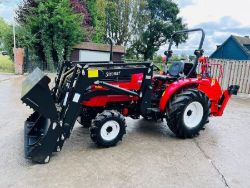 BRAND NEW SIROMER 304 4WD TRACTOR WITH LOADER & BACK ACTOR YEAR 2023