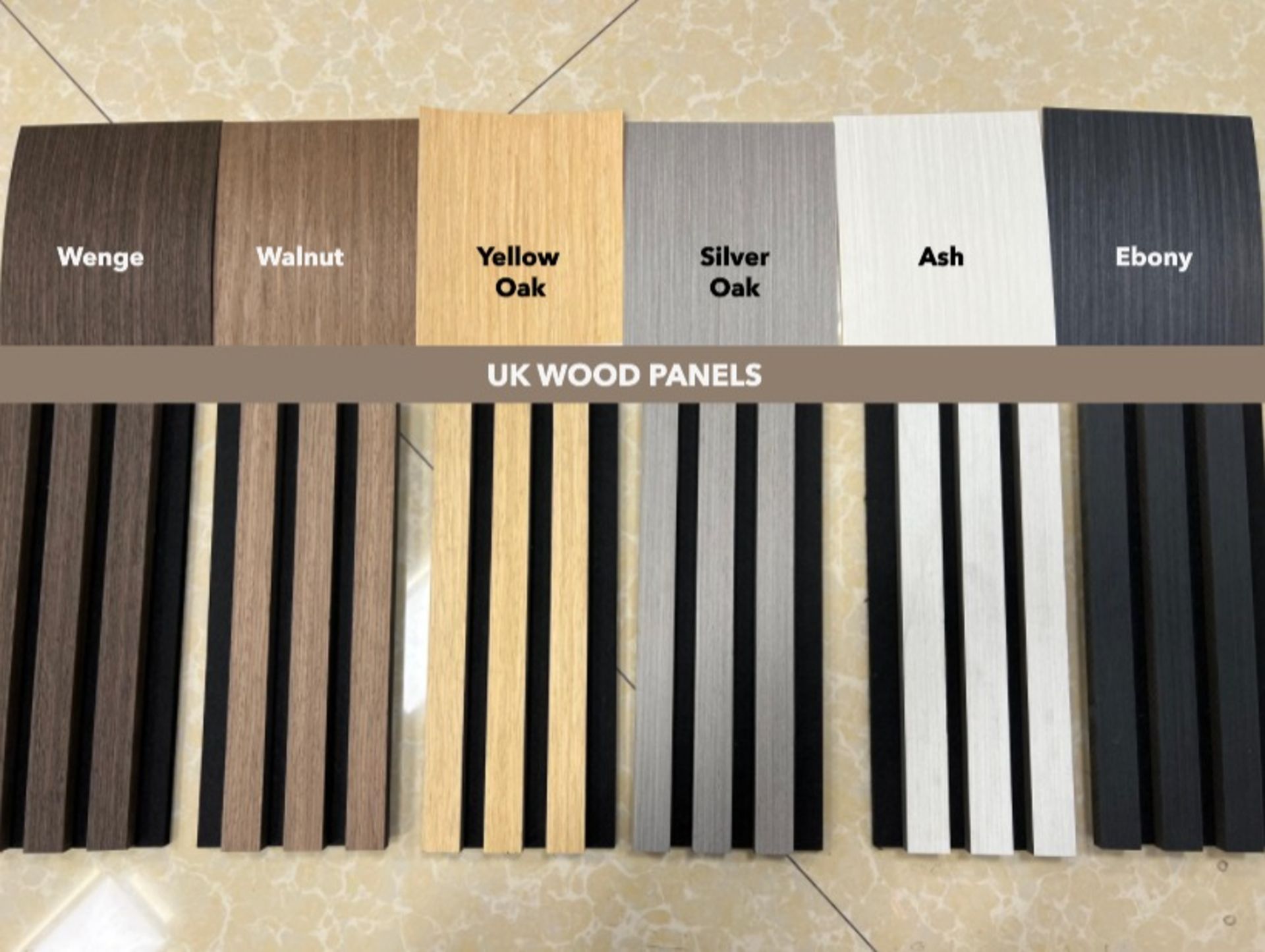 20 X YELLOW OAK COLOURED WOOD PANELS - VERSATILE WOOD SLAT ACOUSTIC PANEL - 2.4M X 0.6M PER PANEL - Image 2 of 2