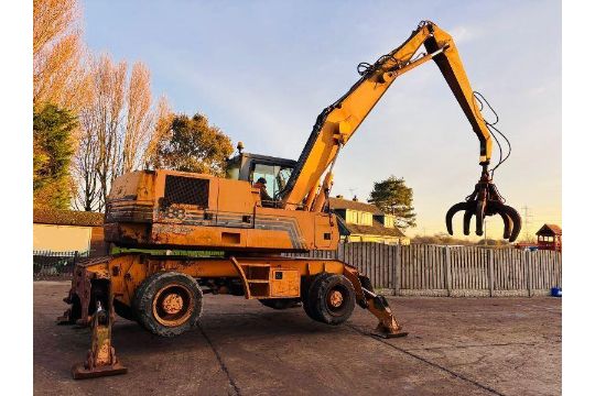 CASE 1188 POCLAIN 4WD WHEELED SCRAP HANDLER C/W 5 TINE SCRAP HANDLER - Image 6 of 12