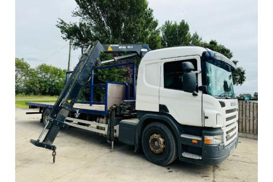 SCANIA P230 4X2 FLAT BED LORRY C/W ATLAS 92.2-A2 CRANE *YEAR 2015* - Image 3 of 20