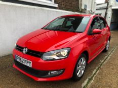 2012 62 VOLKSWAGEN POLO 1.2 60 MATCH 5DR HATCHBACK - 32K MILES - BLUETOOTH - ULEZ