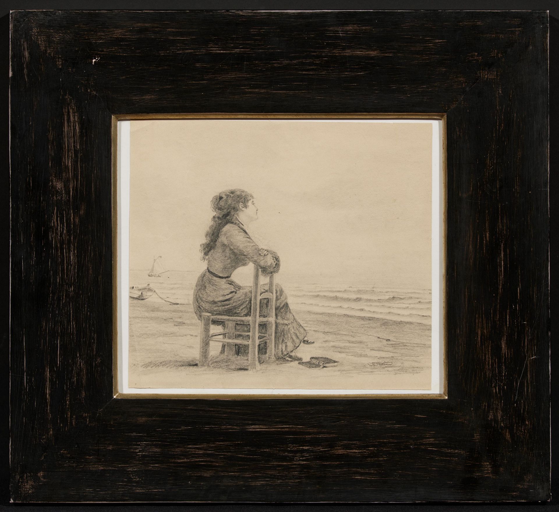 Franz Skarbina: Dame am Strand - Bild 2 aus 3
