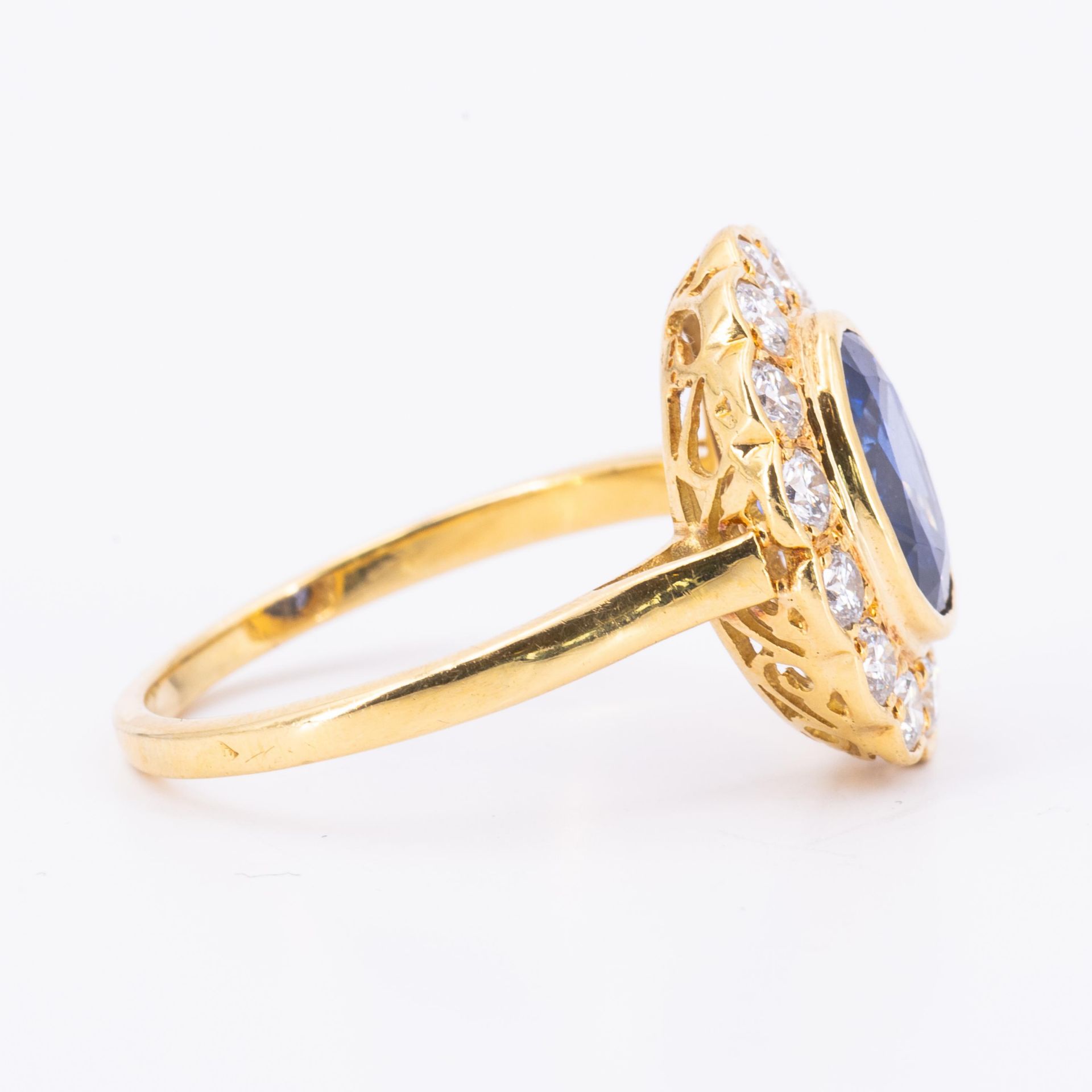 Saphir-Diamant-Ring - Image 4 of 5