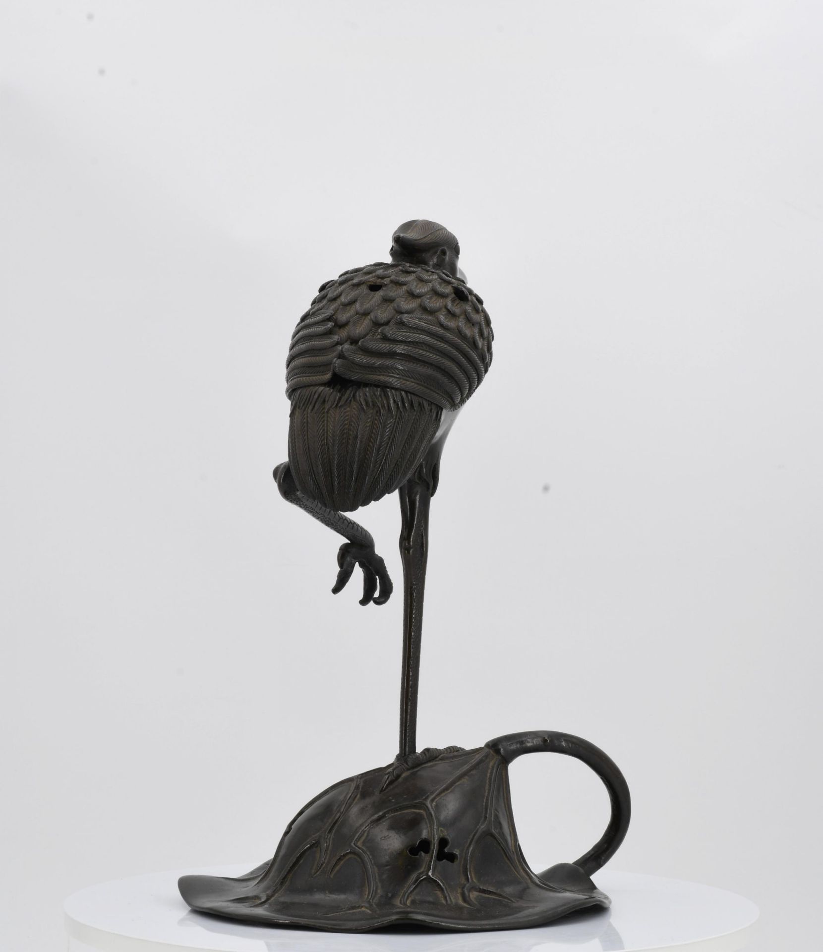 Incense burner in the shape of a crane - Image 4 of 6