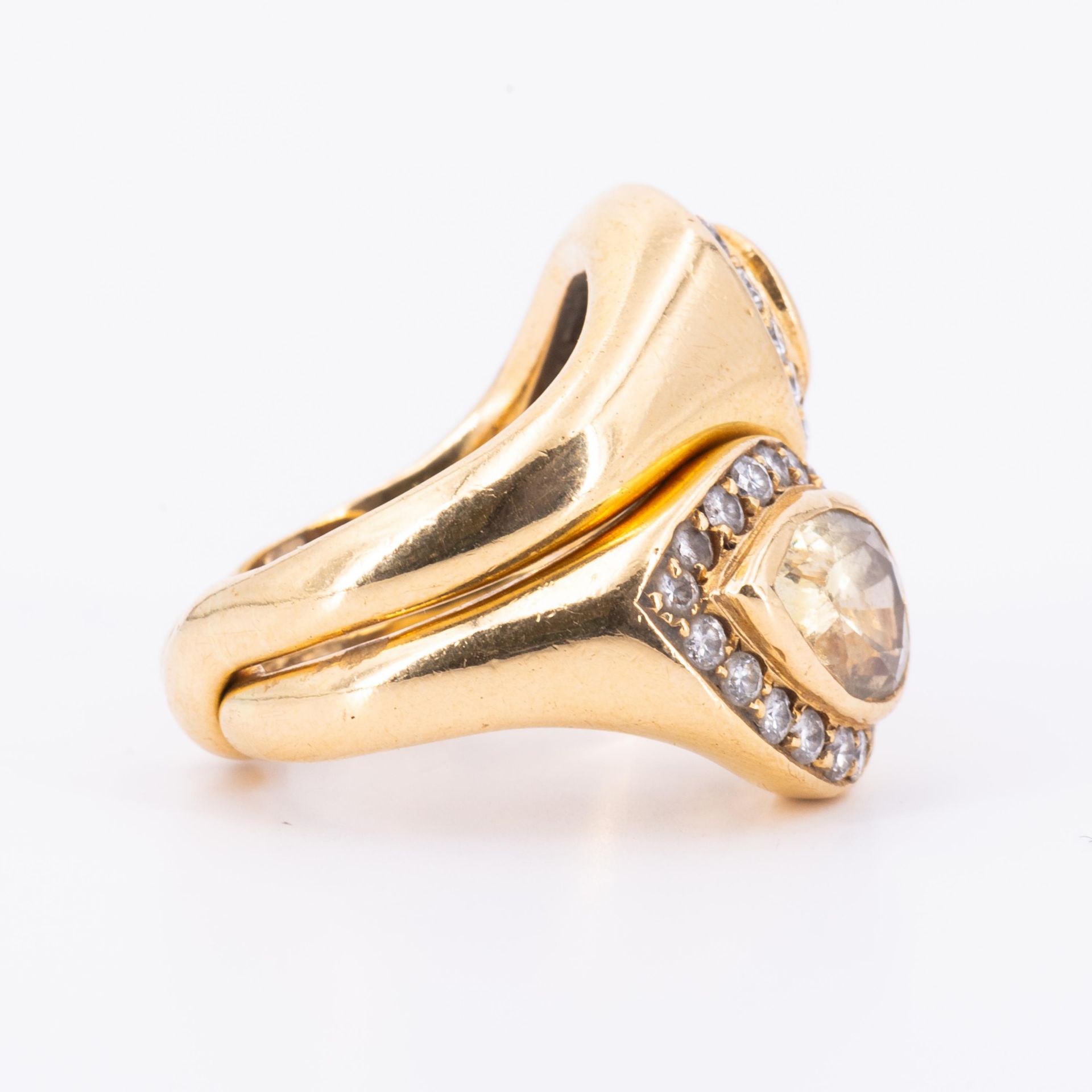 Saphir-Diamant-Ring - Bild 4 aus 7