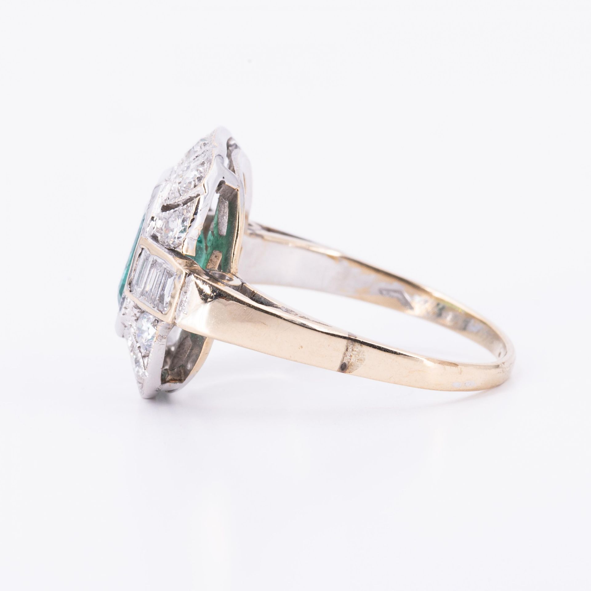 Smaragd-Diamant-Ring - Bild 2 aus 5
