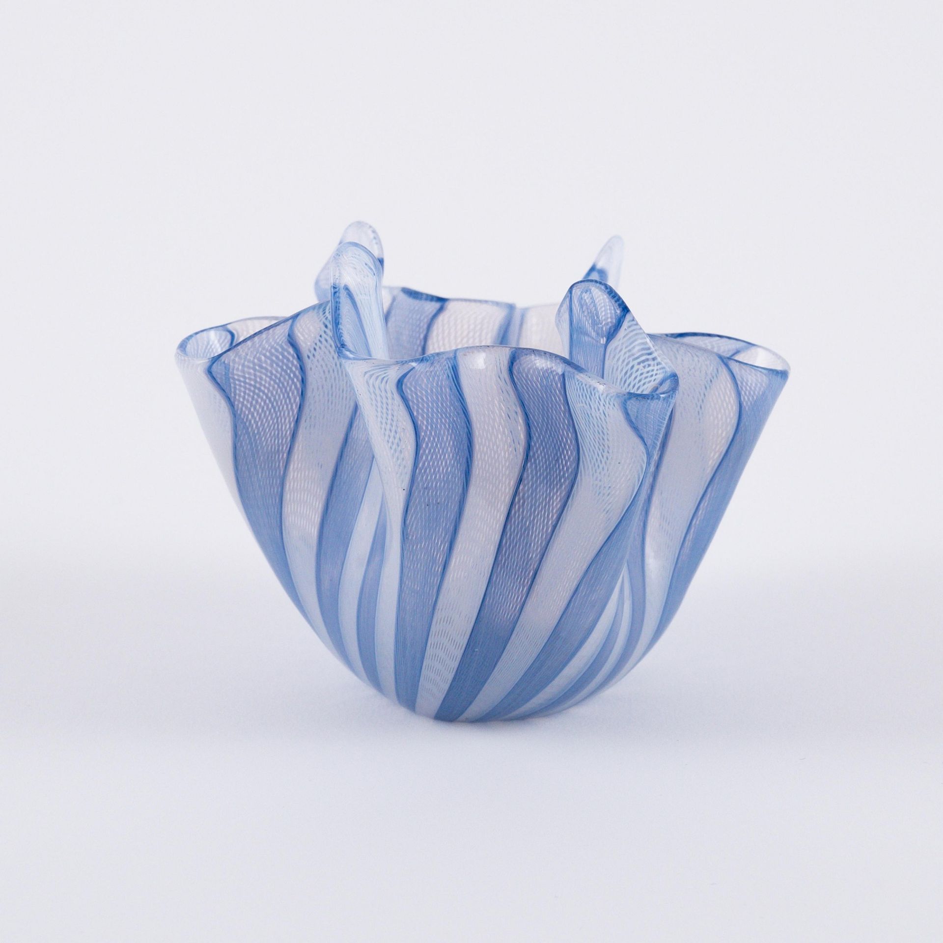 Murano: Kleine 'Fazzoletto' Vase - Image 4 of 6