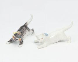 Meissen: Zwei kleine Katzen