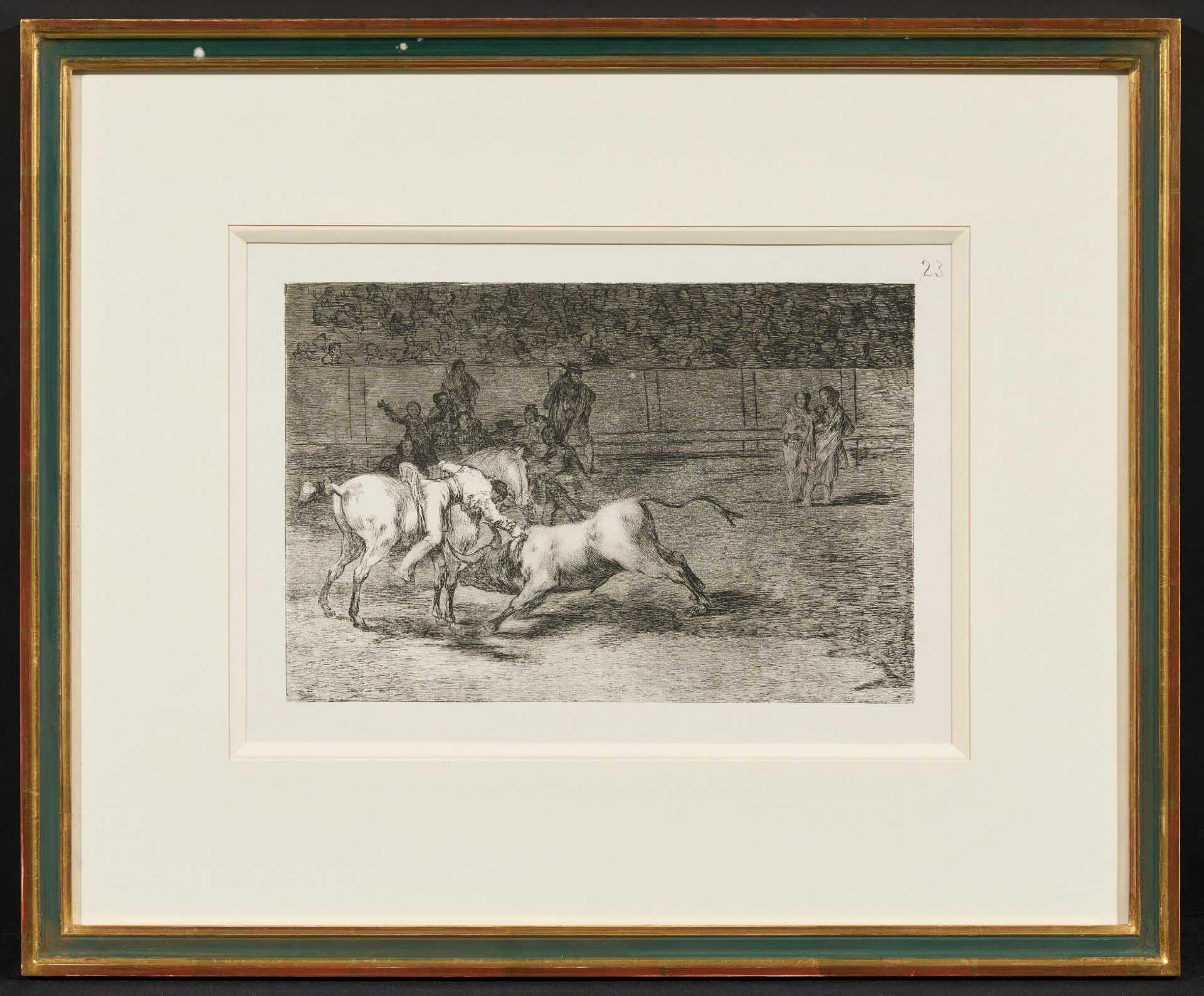 Francisco José de Goya y Lucientes: Vier Blätter aus der Folge "Tauromaquia" - Image 3 of 13