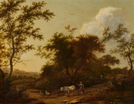 Willem de Heusch: Landschaft mit Hirtin