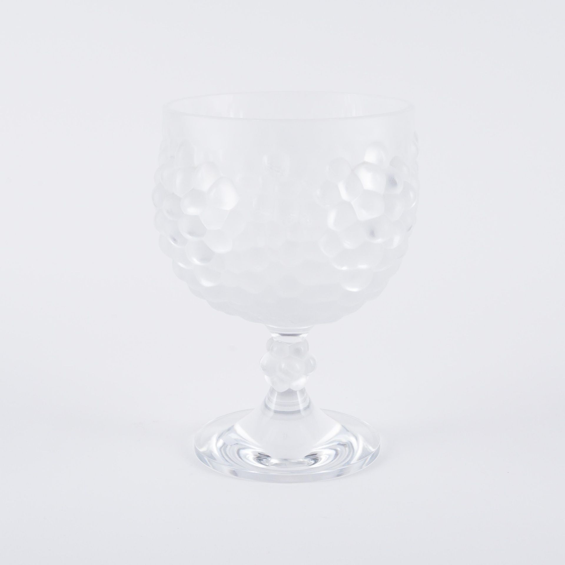 René Lalique: Großer Pokal mit Weintraubendekor - Image 3 of 6