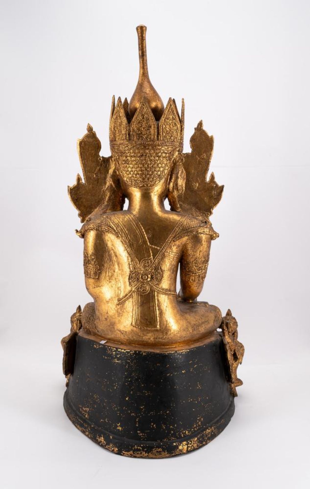 Buddha auf Tronsockel sitzend - Image 4 of 5