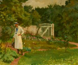 Ferdinand Dorsch: Am Gartentor