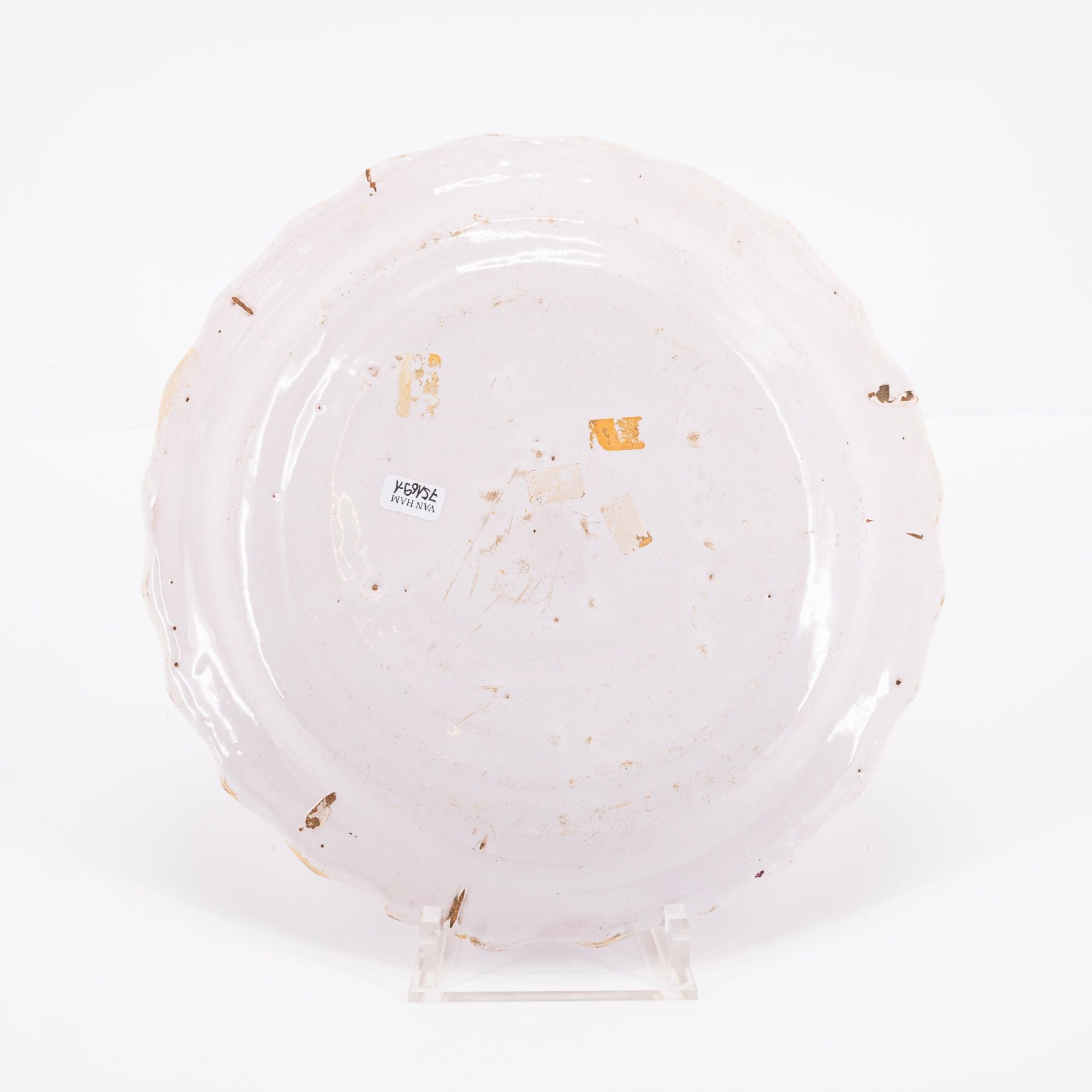 Verschiedene Herkunft, u.a. Frankreich: Konvolut ovale Platte, großer Teller, drei kleine Teller - Image 9 of 9