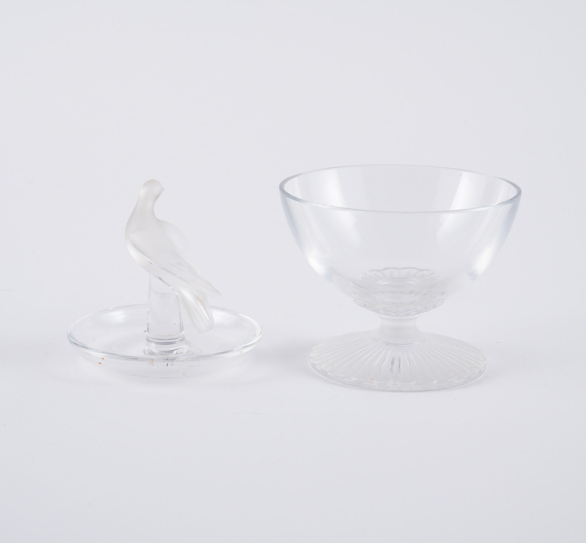 René Lalique: 5 Glasobjekte und 6 Schnapsgläser - Image 11 of 12