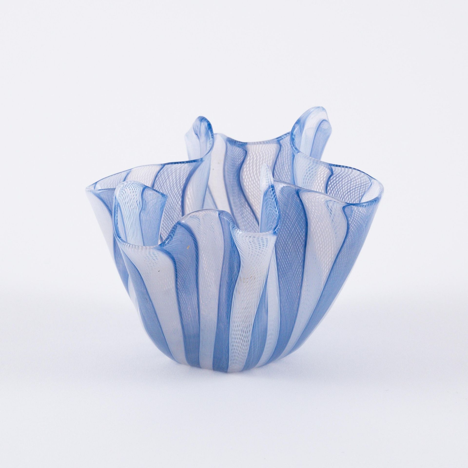 Murano: Kleine 'Fazzoletto' Vase - Image 2 of 6