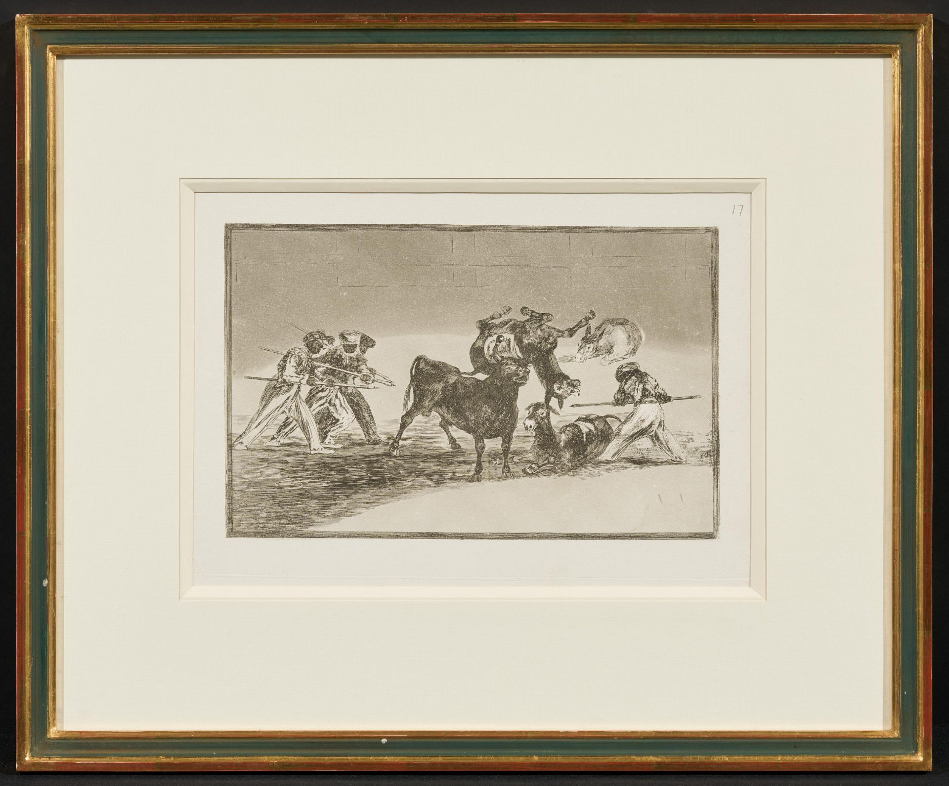 Francisco José de Goya y Lucientes: Vier Blätter aus der Folge "Tauromaquia" - Image 9 of 13