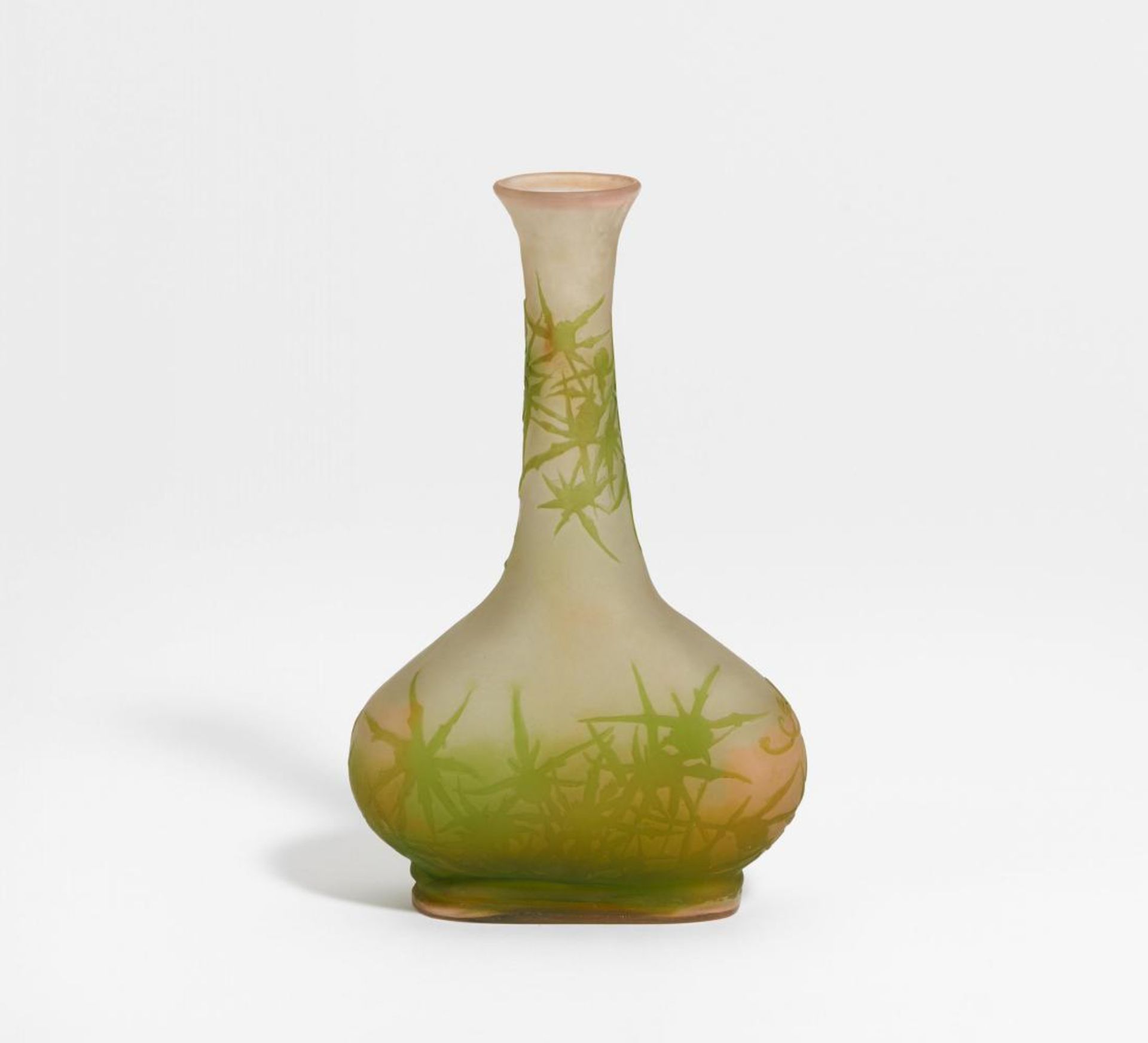 Vase mit Disteln