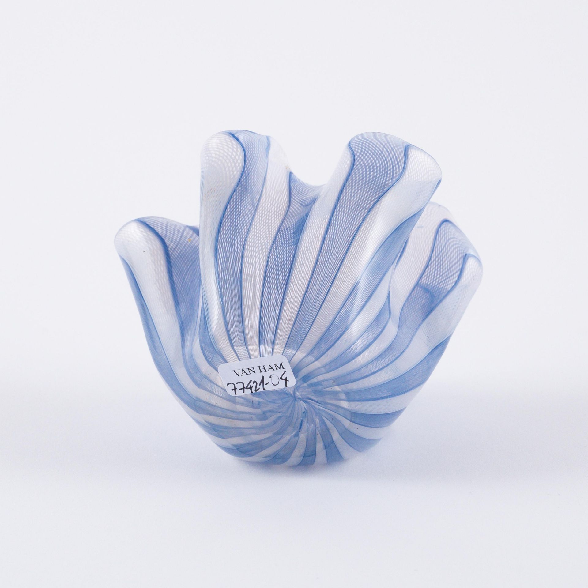 Murano: Kleine 'Fazzoletto' Vase - Image 6 of 6