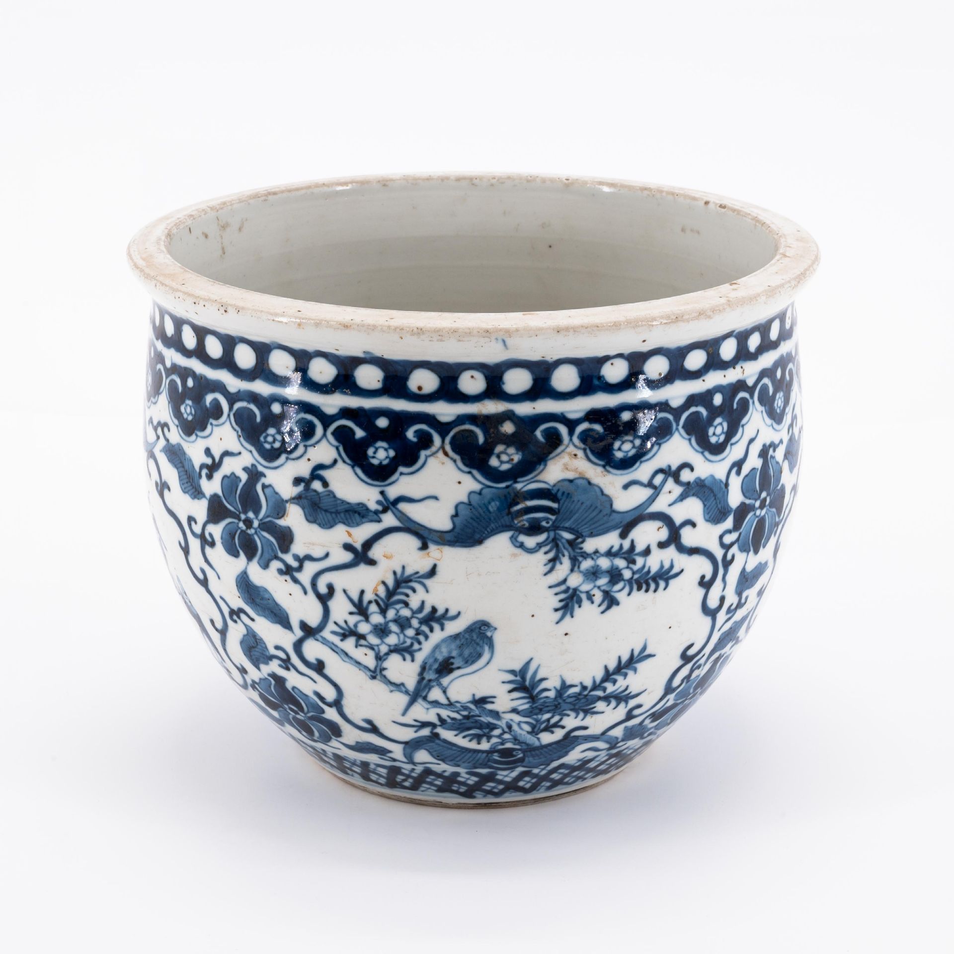 6 Töpfe und Vasen mit blau-weißem Dekor - Image 9 of 12