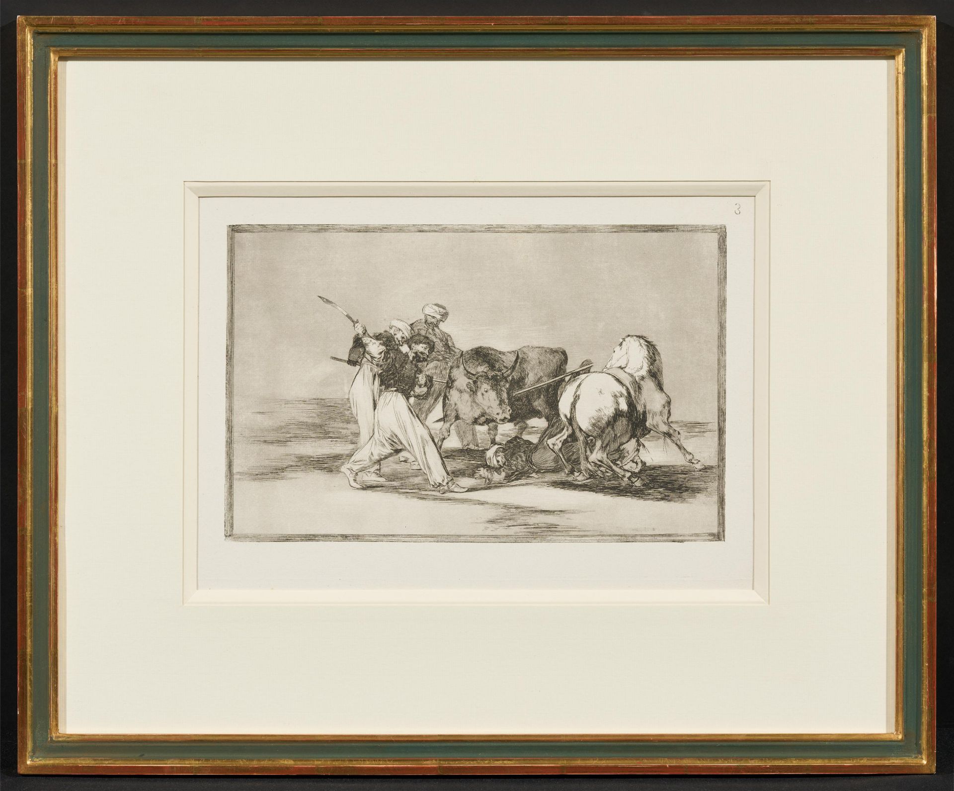 Francisco José de Goya y Lucientes: Vier Blätter aus der Folge "Tauromaquia" - Image 6 of 13