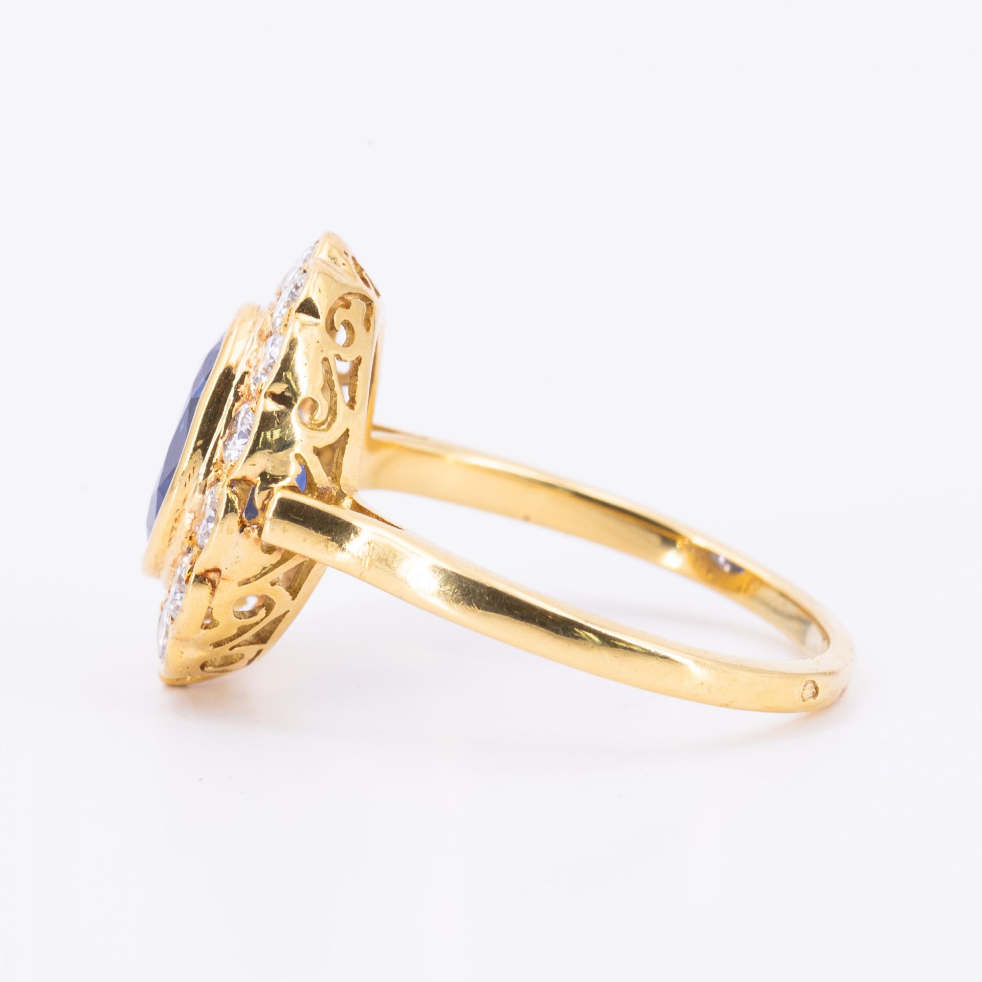 Saphir-Diamant-Ring - Image 2 of 5