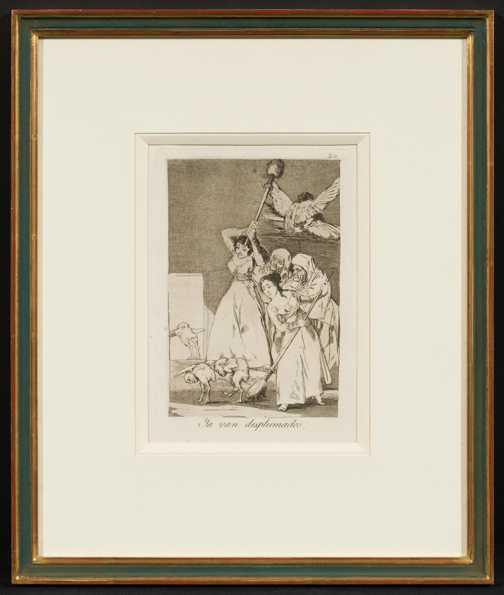 Francisco José de Goya y Lucientes: Zwei Blätter aus der Folge "Los Caprichios" - Image 3 of 7