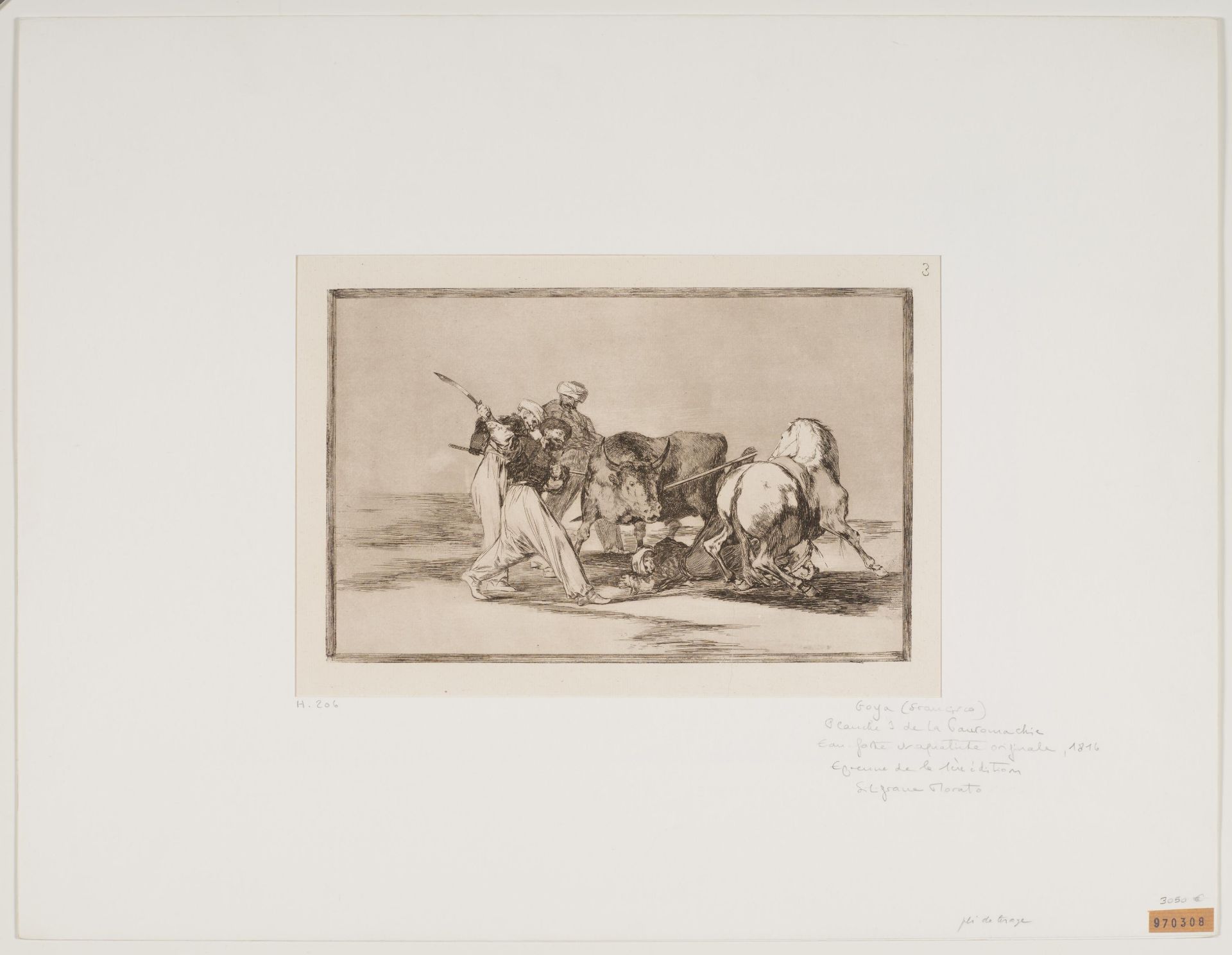 Francisco José de Goya y Lucientes: Stierkampf - Image 3 of 3