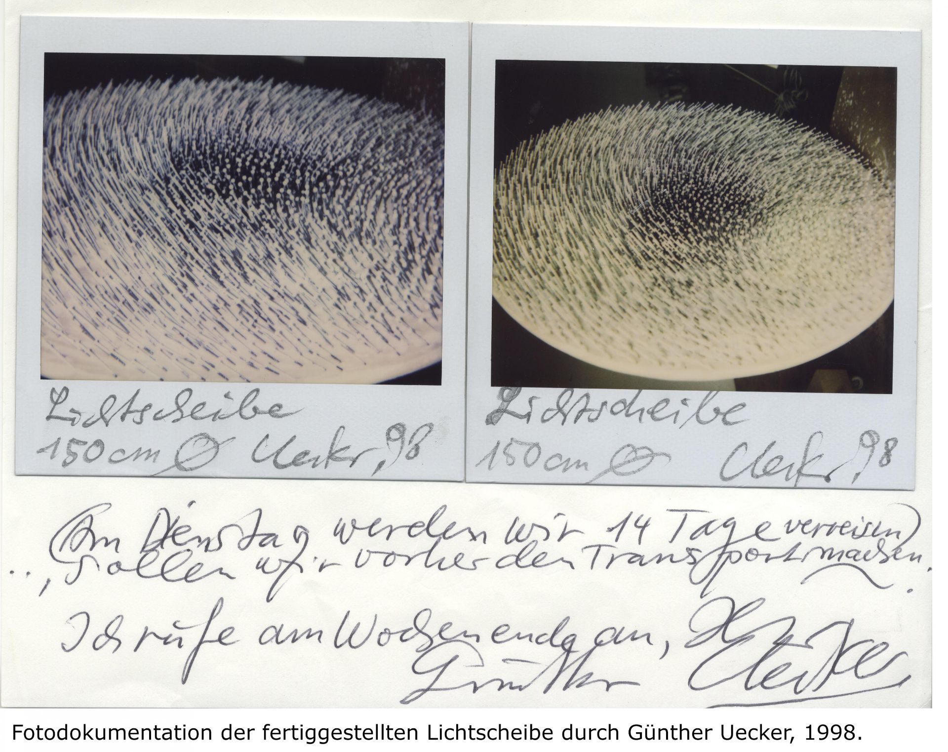 Günther Uecker: Lichtscheibe - Image 11 of 12