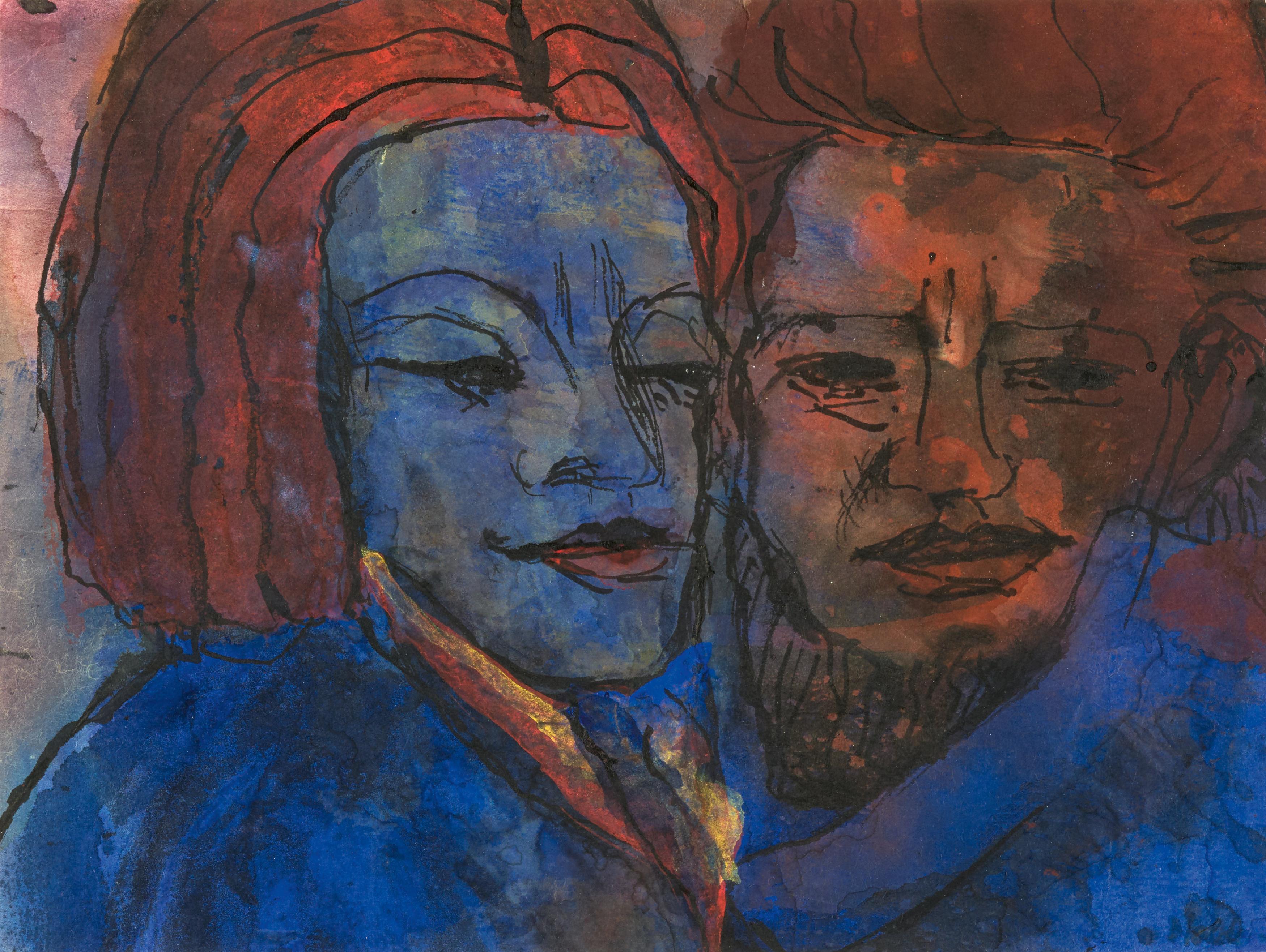 Emil Nolde: Ein Paar, Mann und Frau