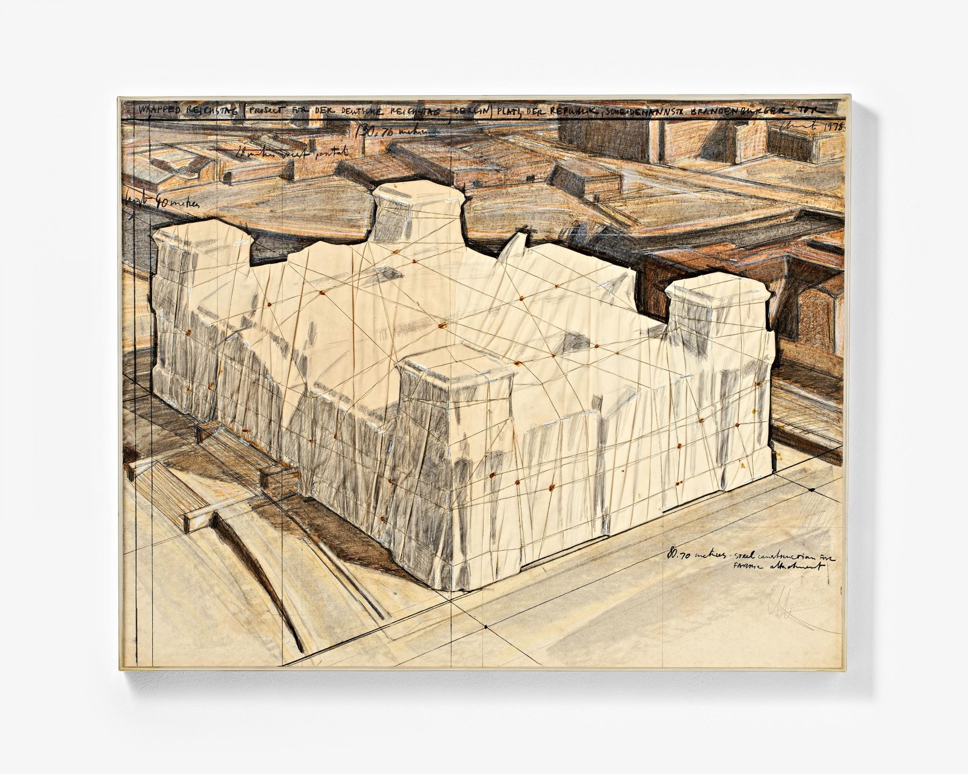 Christo und Jeanne-Claude: Wrapped Reichstag (Project for Der Deutsche Reichstag - Berlin