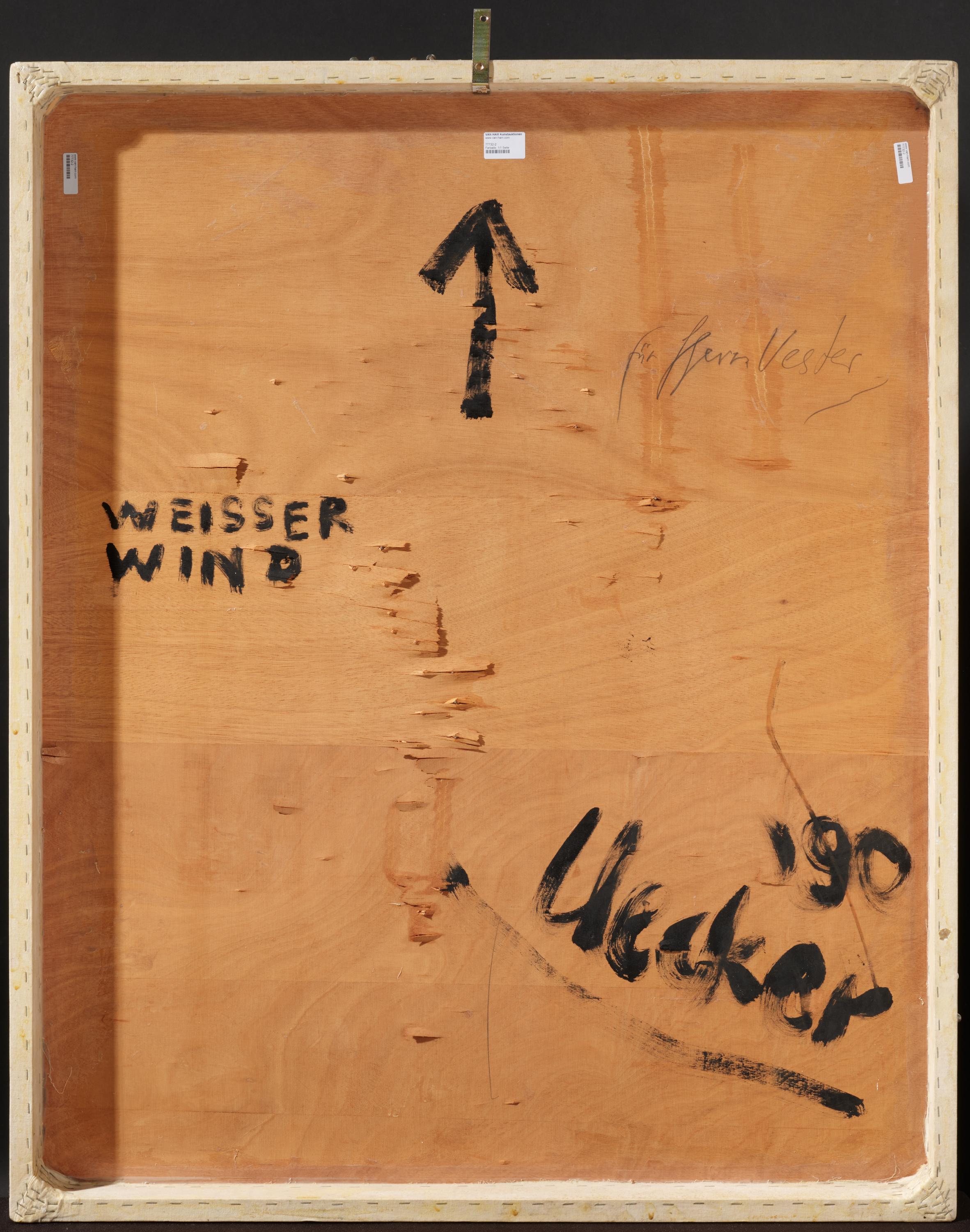 Günther Uecker: Weisser Wind - Image 3 of 7
