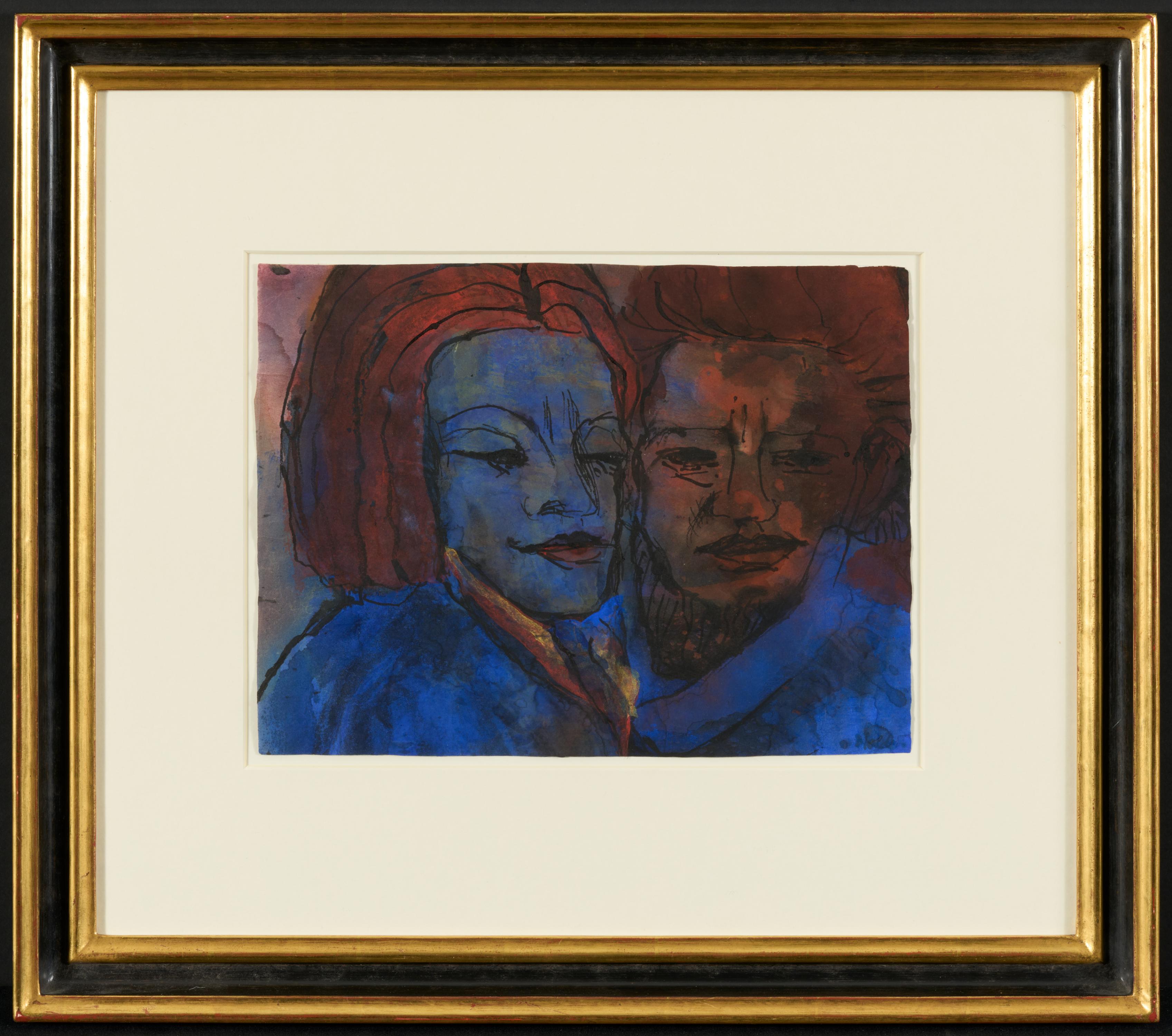 Emil Nolde: Ein Paar, Mann und Frau - Bild 2 aus 4