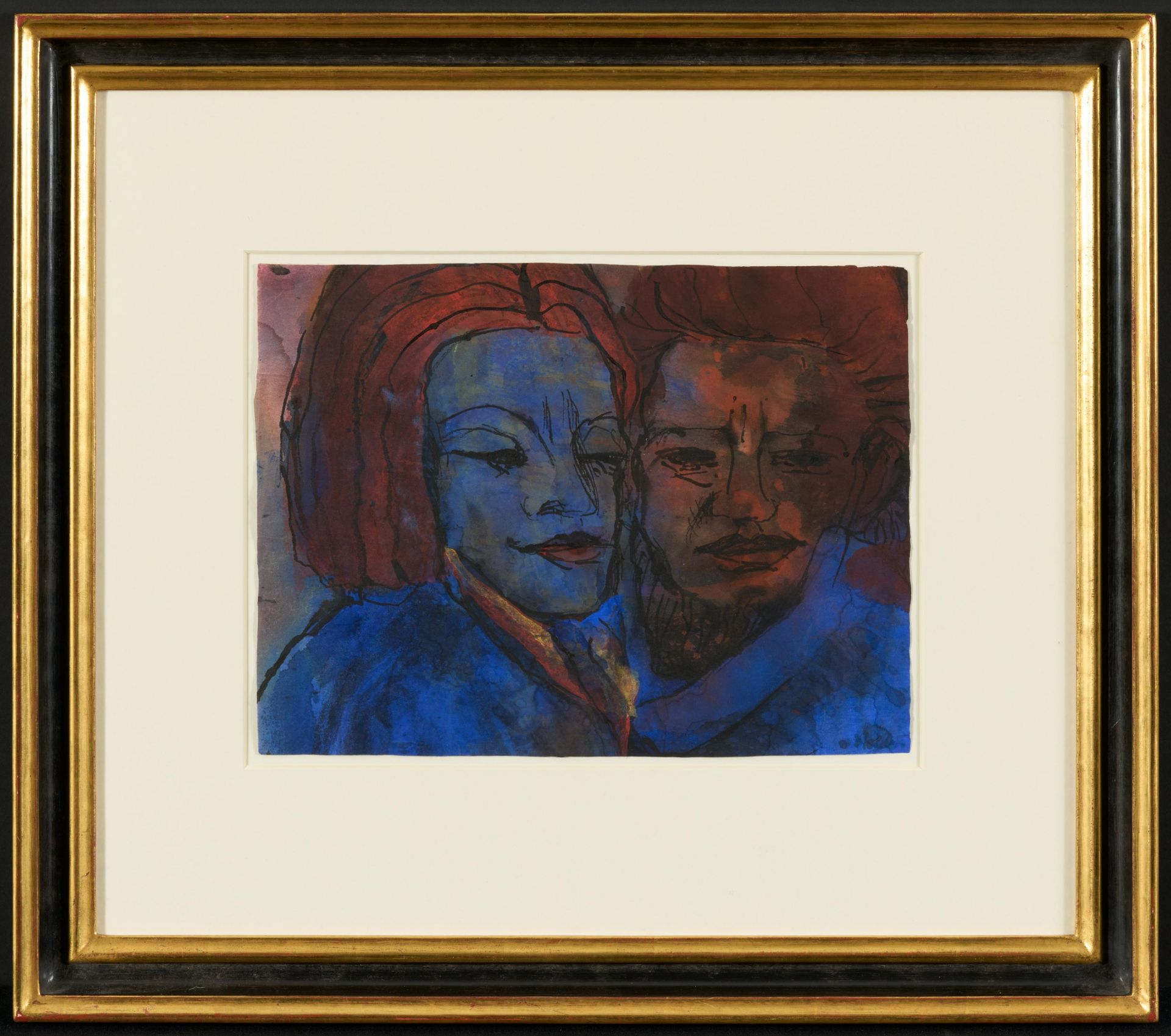 Emil Nolde: Ein Paar, Mann und Frau - Image 2 of 4