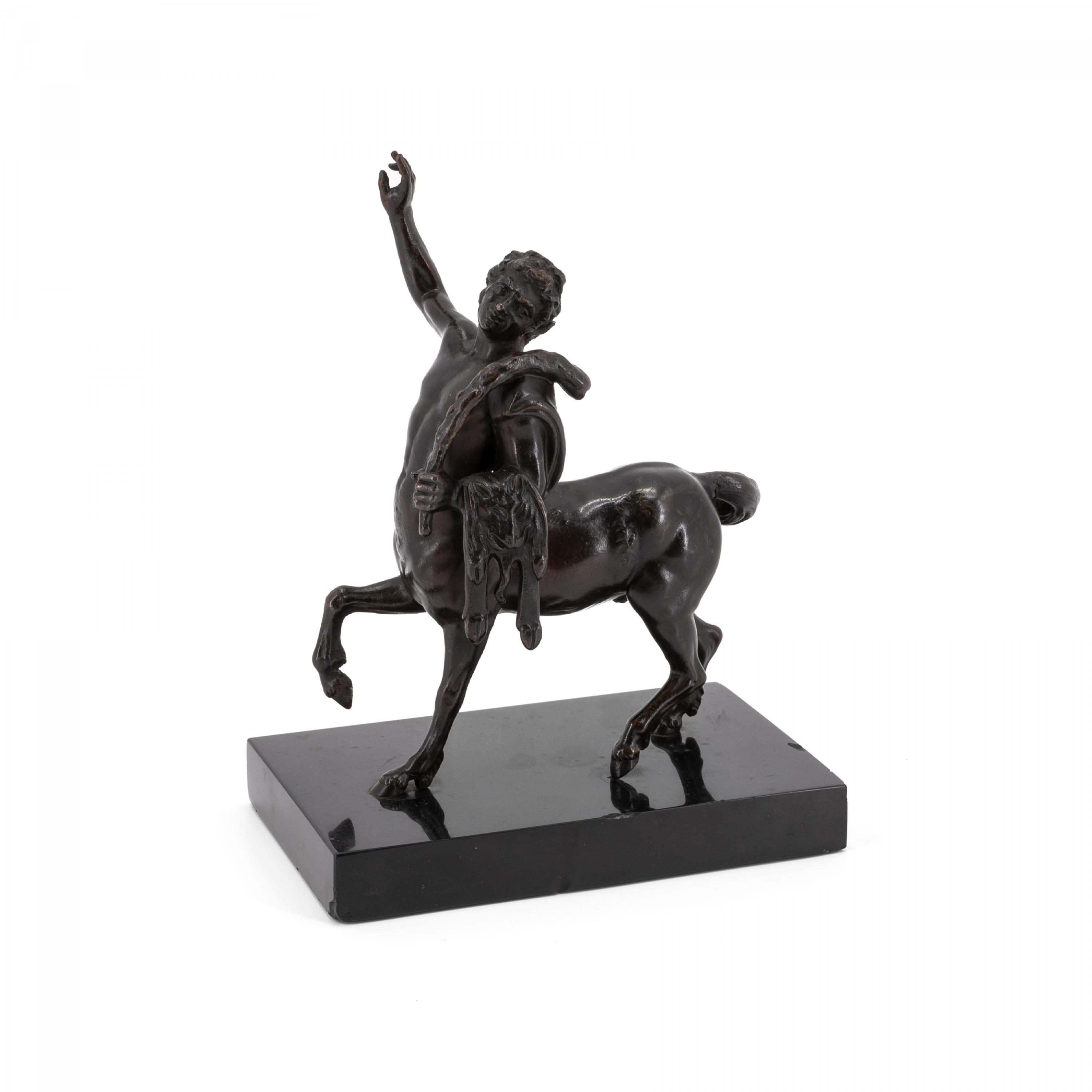IRON FIGURE OF A YOUNG CENTAUR AS AN ALLEGORY OF YOUTH - Image 2 of 6