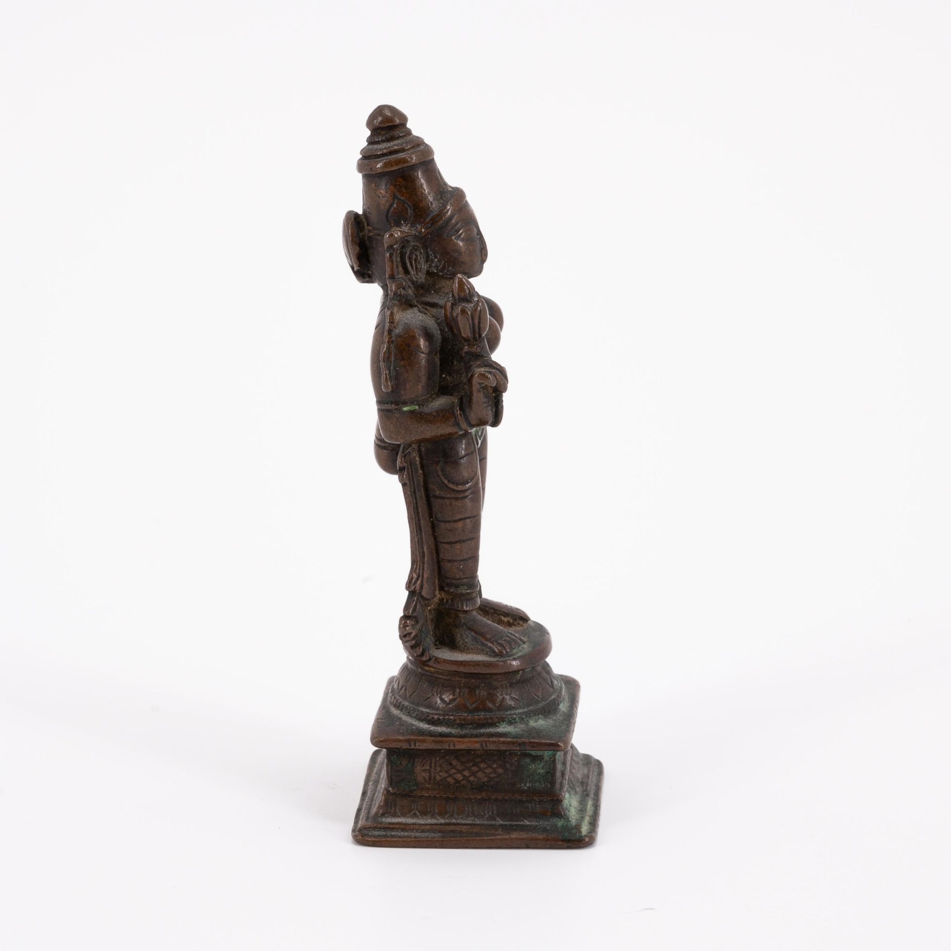 BRASS-BRONZE PARAVATI - Image 4 of 5