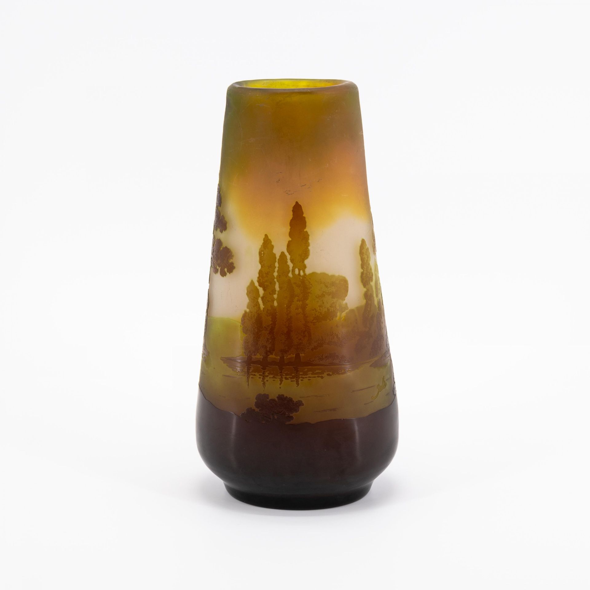 Große Vase mit Auenlandschaft - Bild 3 aus 7