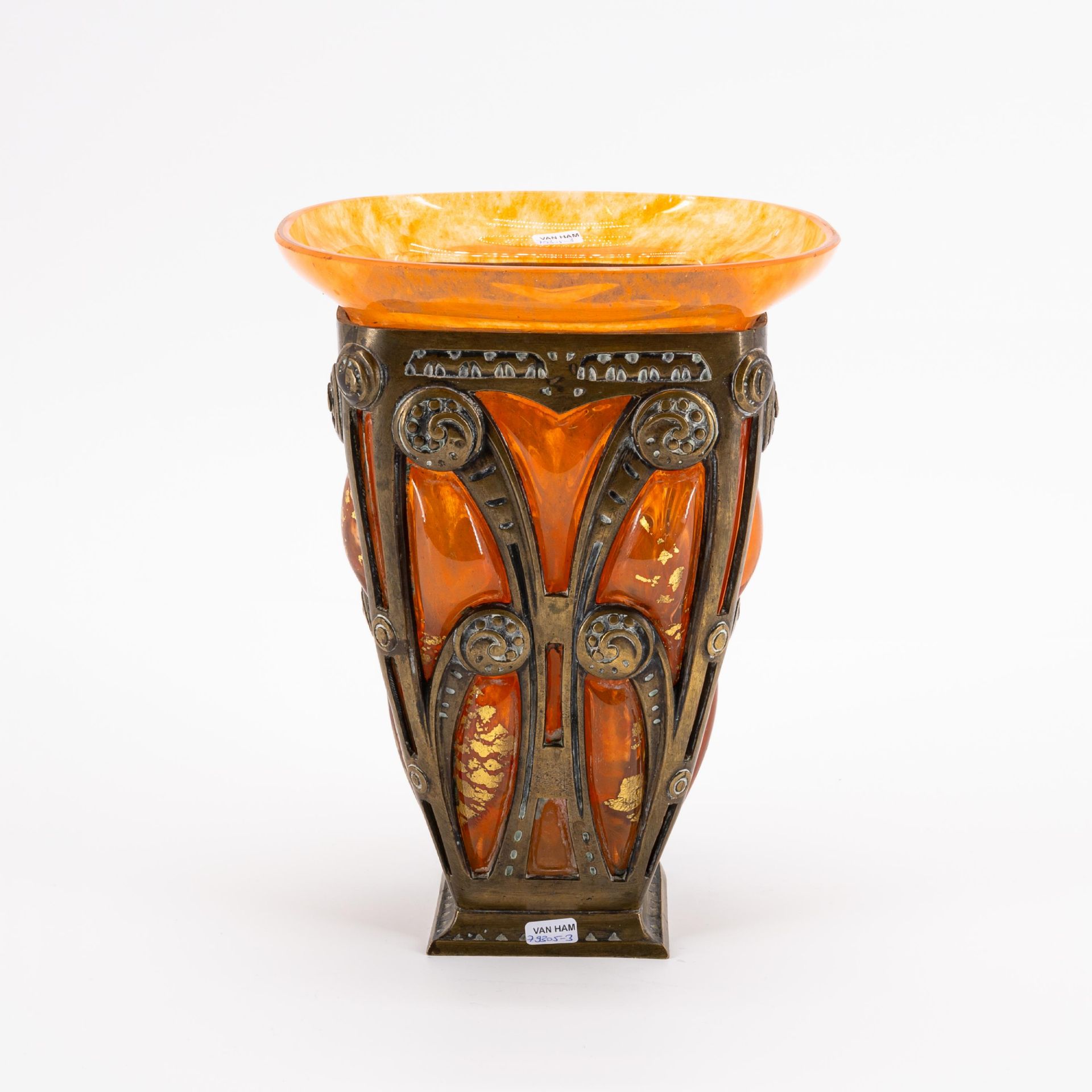 Art Déco Vase mit Metallmontierung - Bild 3 aus 6