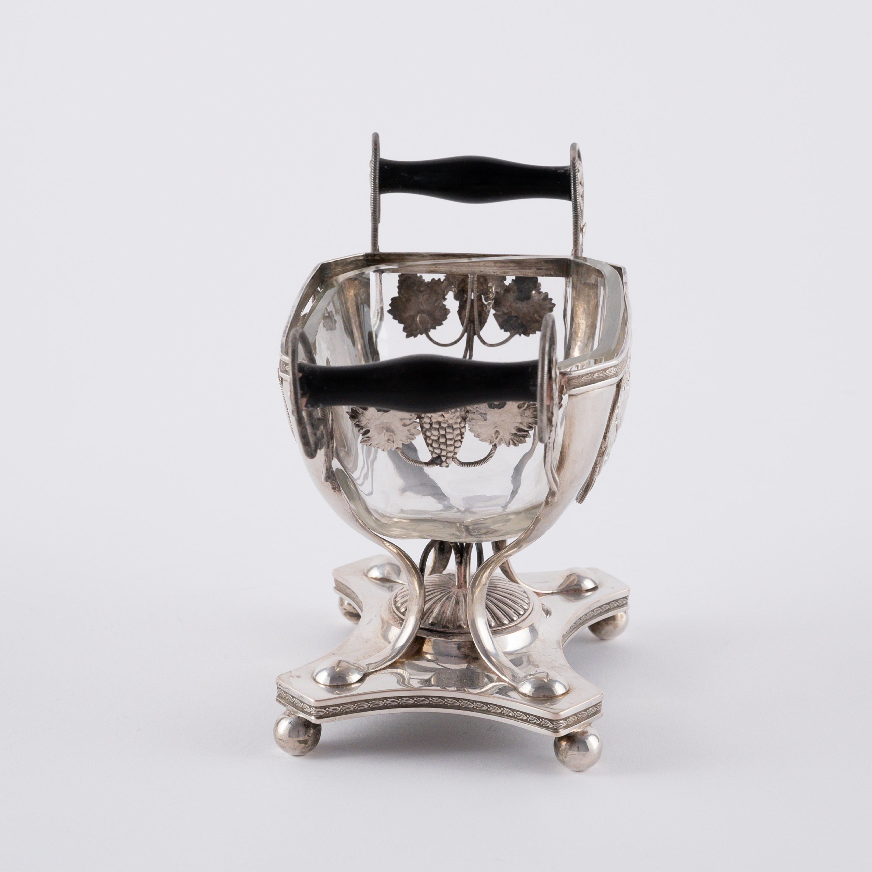 SILVER BIEDEMEIER SUGAR BOWL WITH RIVER GOD - Image 2 of 6