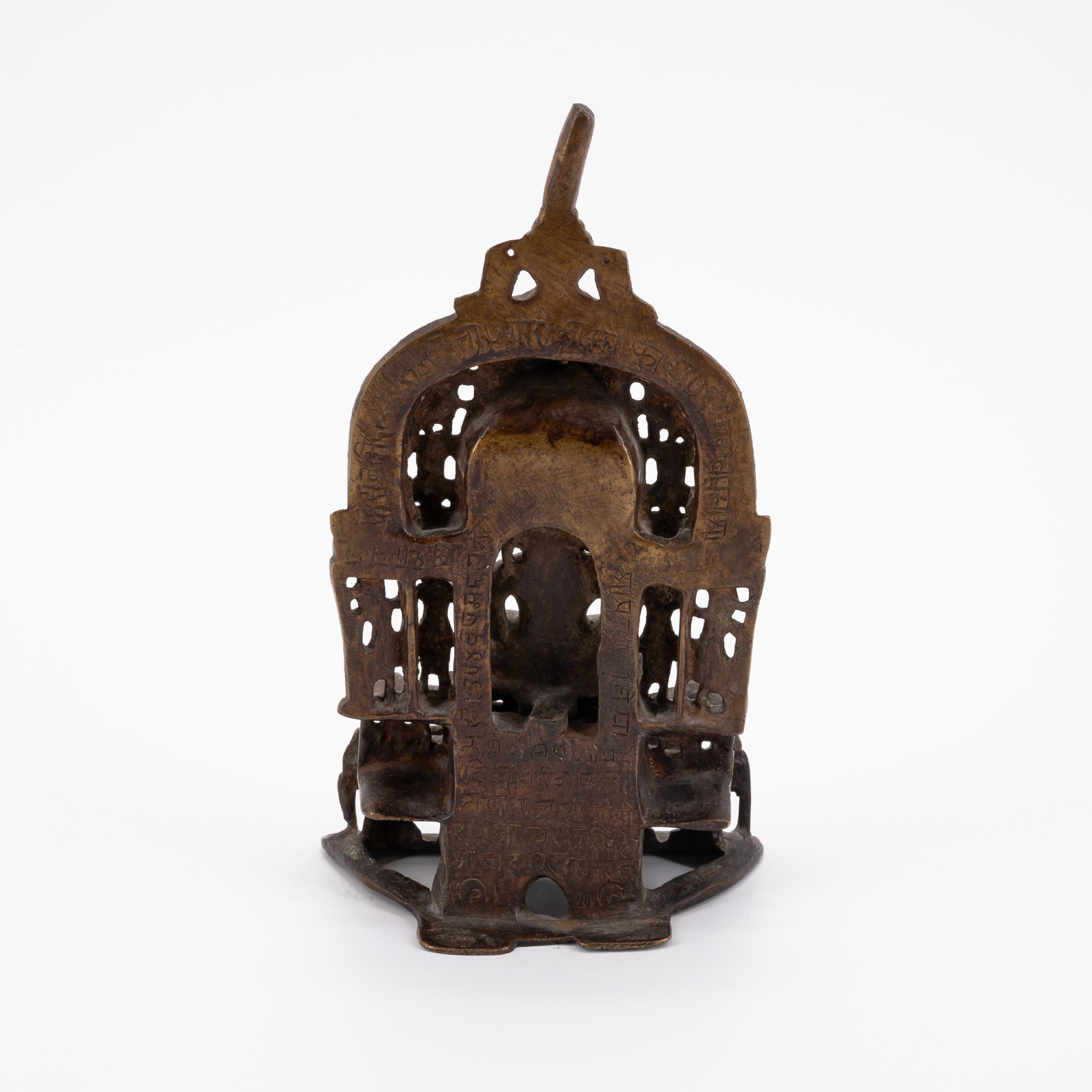 SMALL COPPER-BRONZE JAIN-ALTAR Jain-Altar - Image 3 of 5