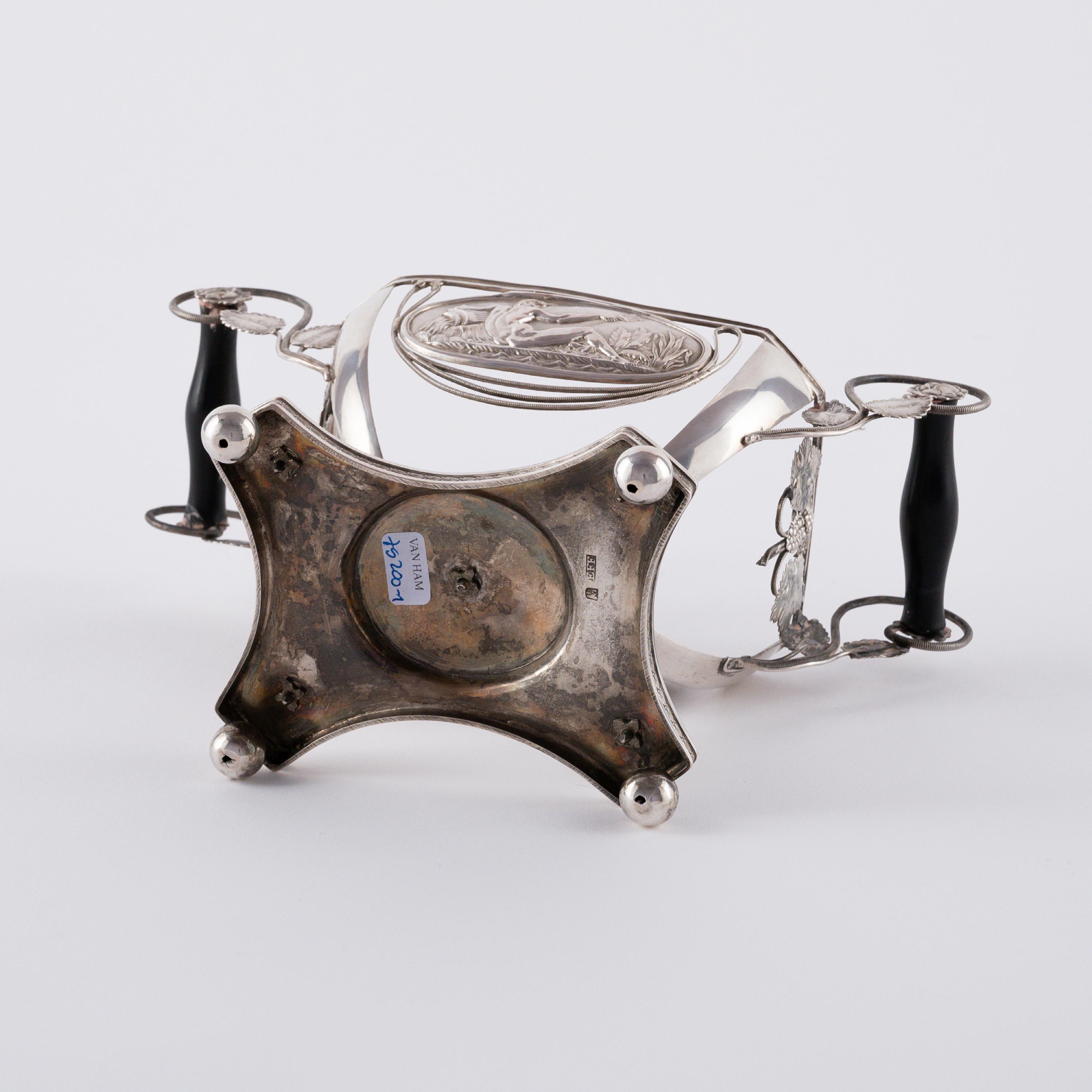 SILVER BIEDEMEIER SUGAR BOWL WITH RIVER GOD - Image 6 of 6