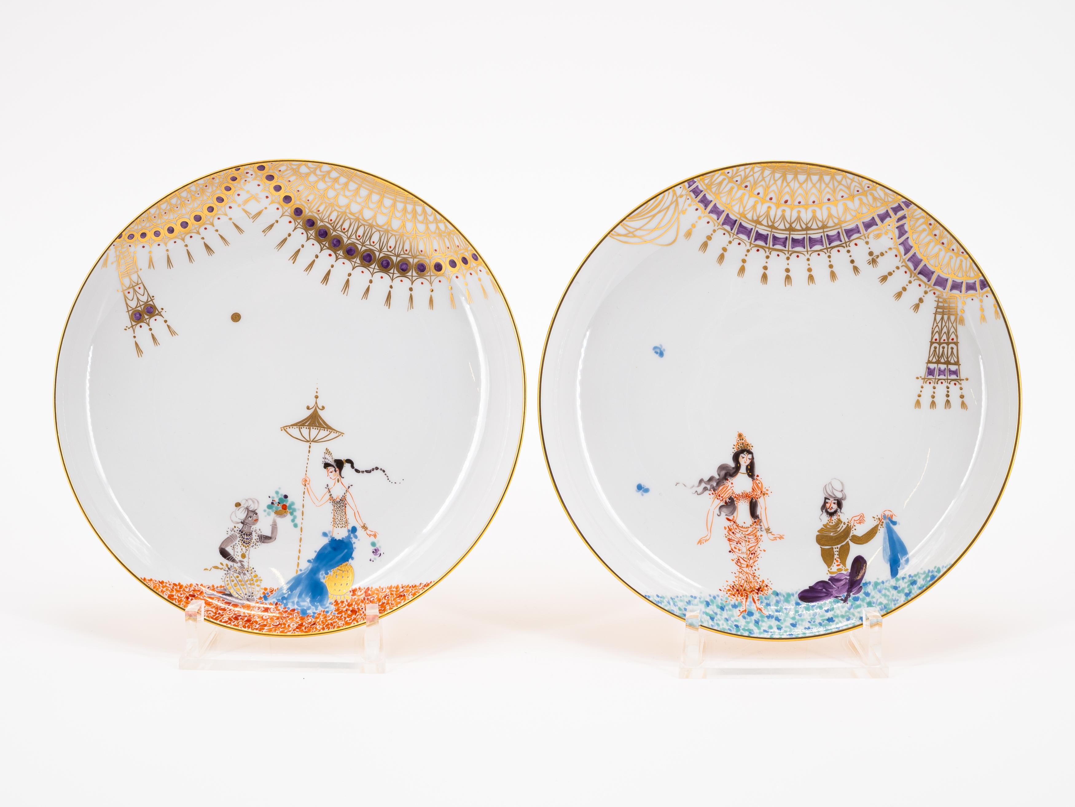 PORCELAIN COFFEE SERVICE '1001 NIGHTS' FOR SIX PEOPLE - Image 2 of 15