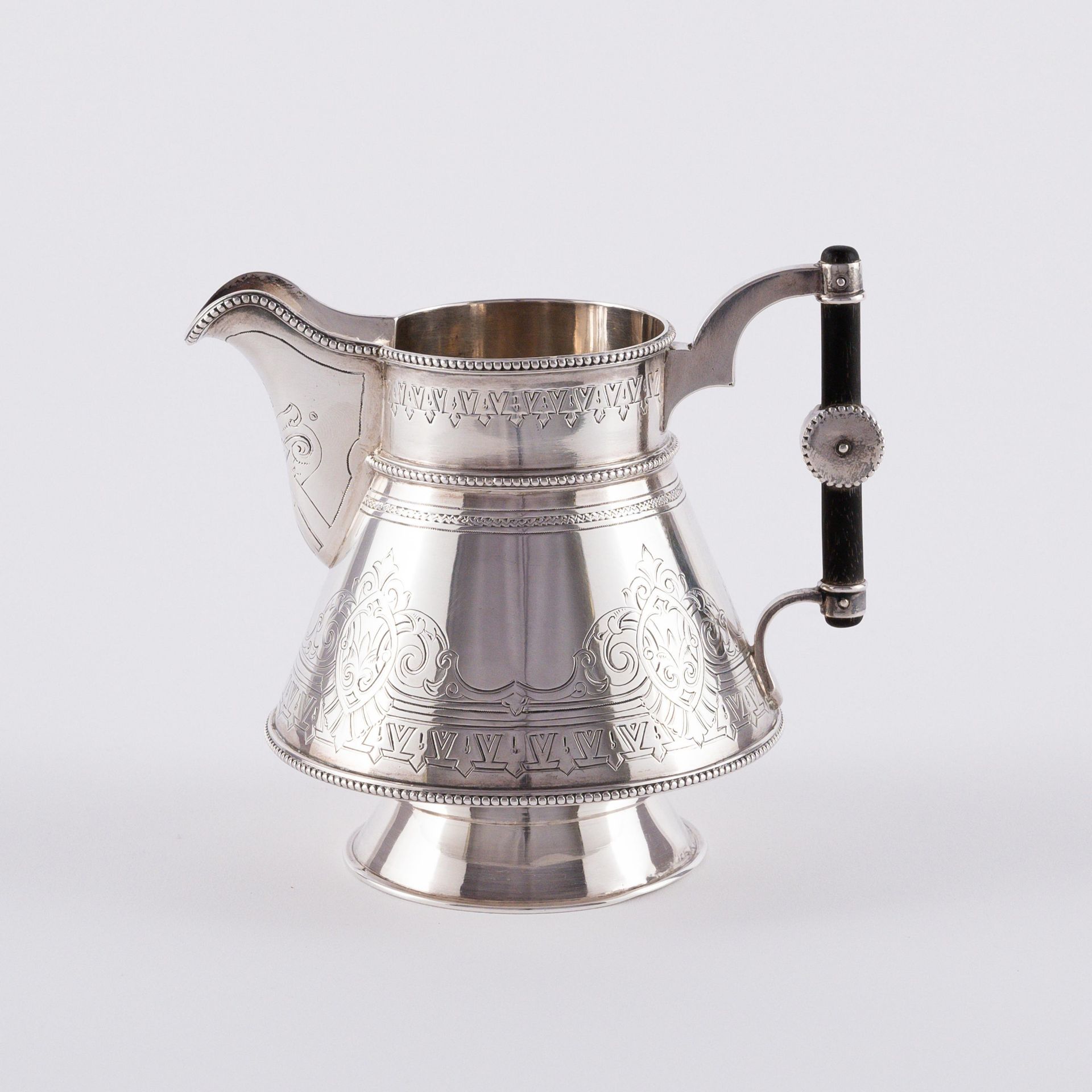 LARGE SILVER COFFEE AND TEA SERVICE WITH TRAY - Image 18 of 24