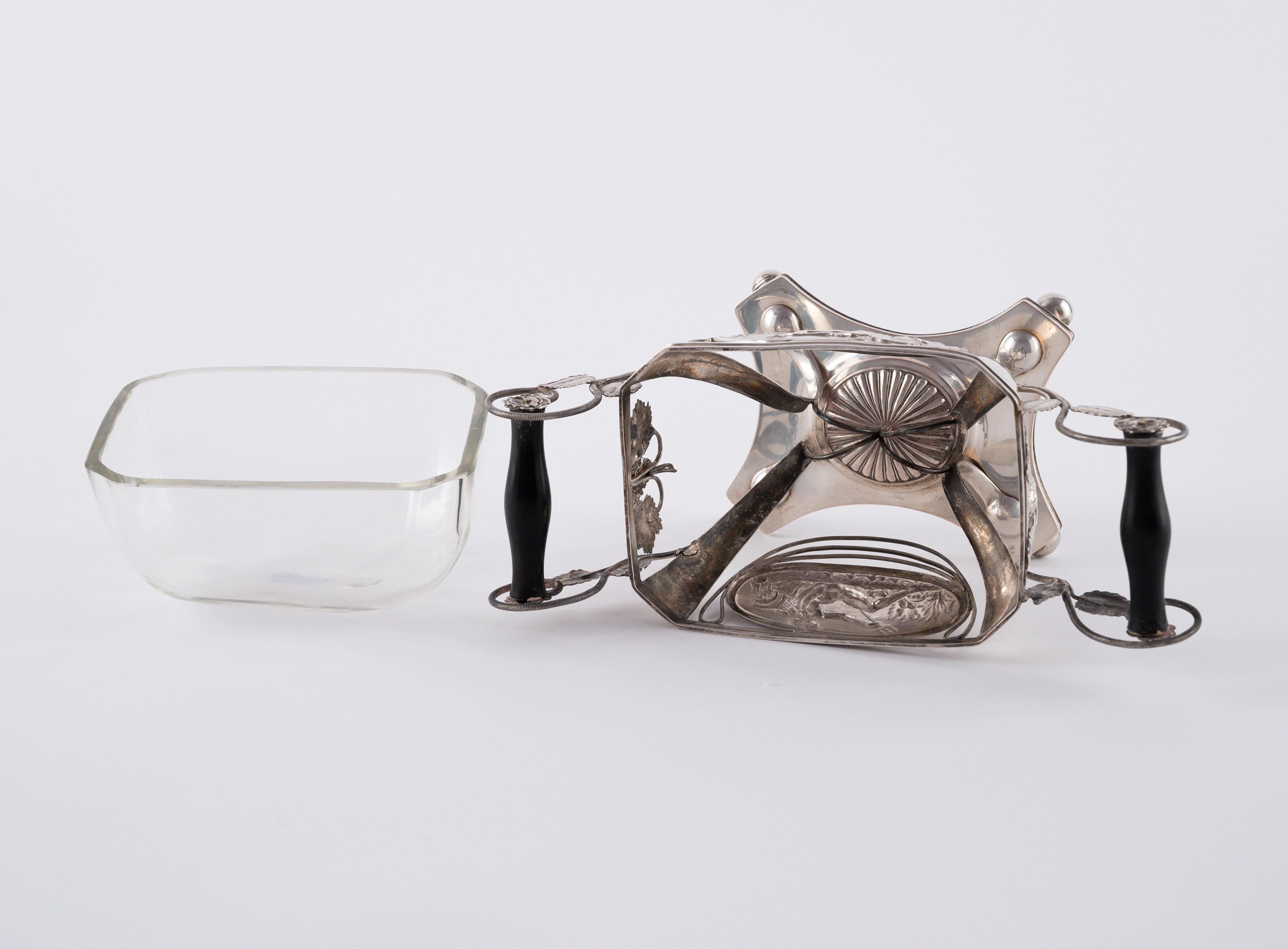 SILVER BIEDEMEIER SUGAR BOWL WITH RIVER GOD - Image 5 of 6