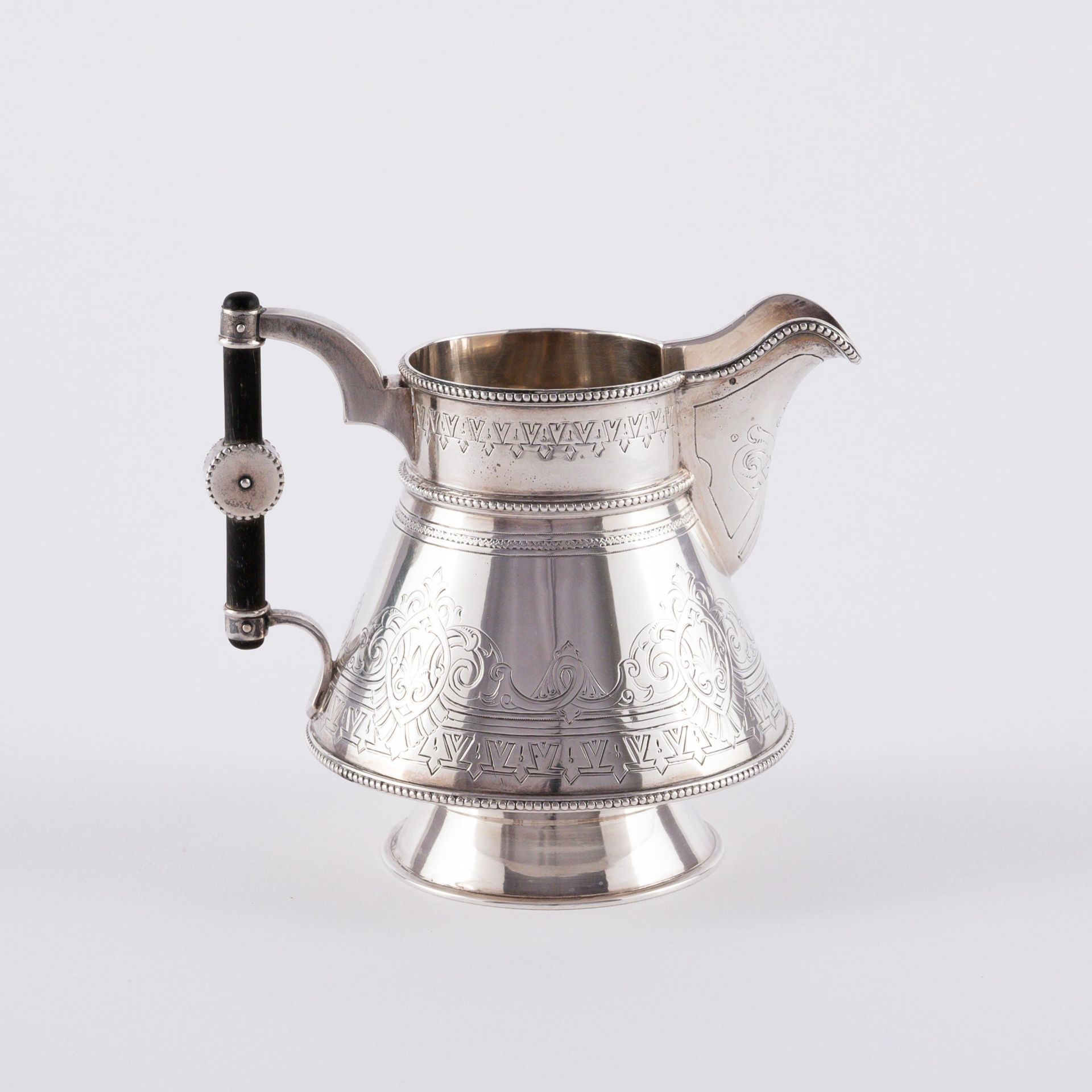 LARGE SILVER COFFEE AND TEA SERVICE WITH TRAY - Image 20 of 24