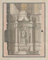 Santino Fortunato Tagliafico: Entwurf für einen Altar