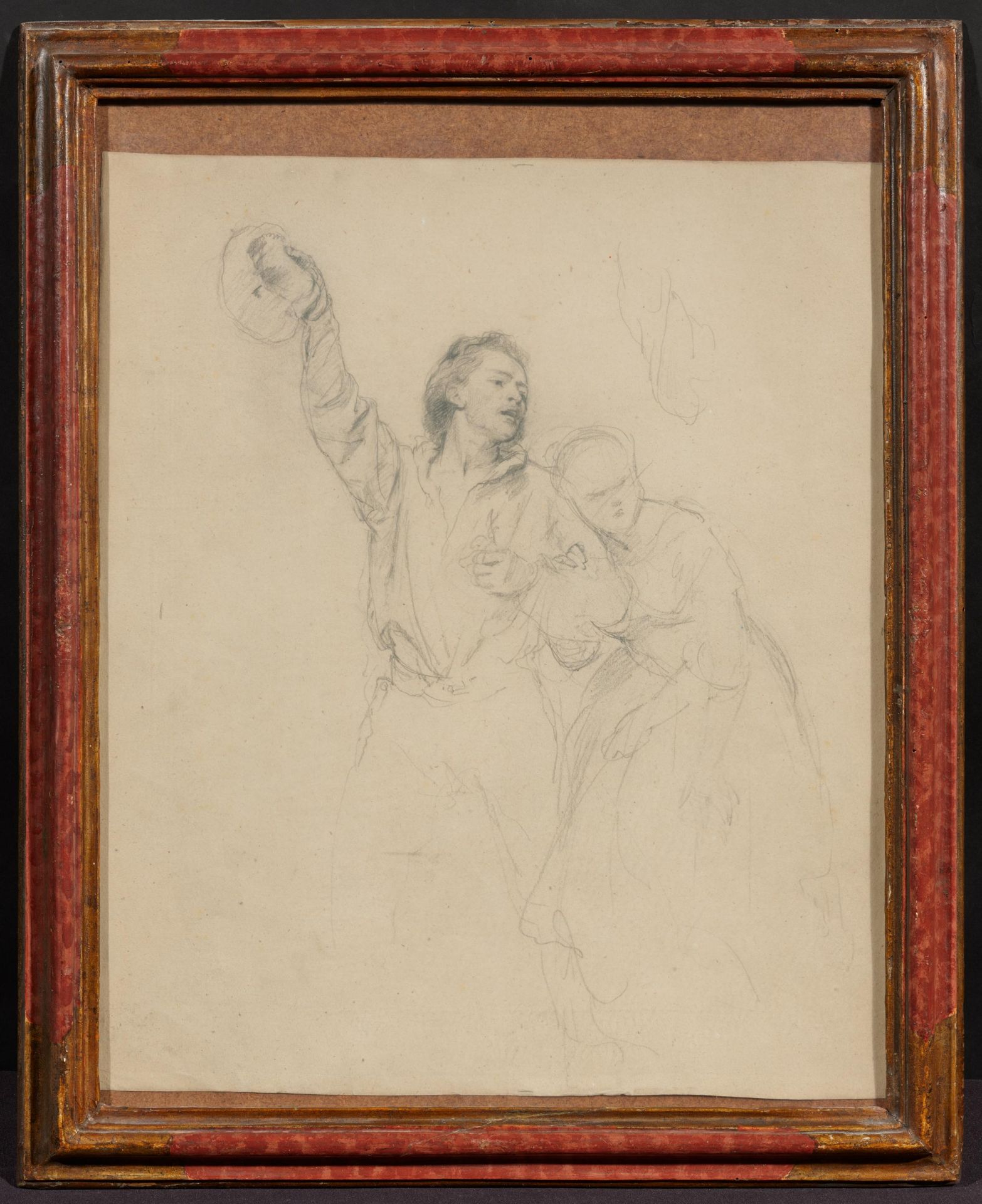 Paul Hippolyte Delaroche: Studie zweier Figuren - Bild 2 aus 4